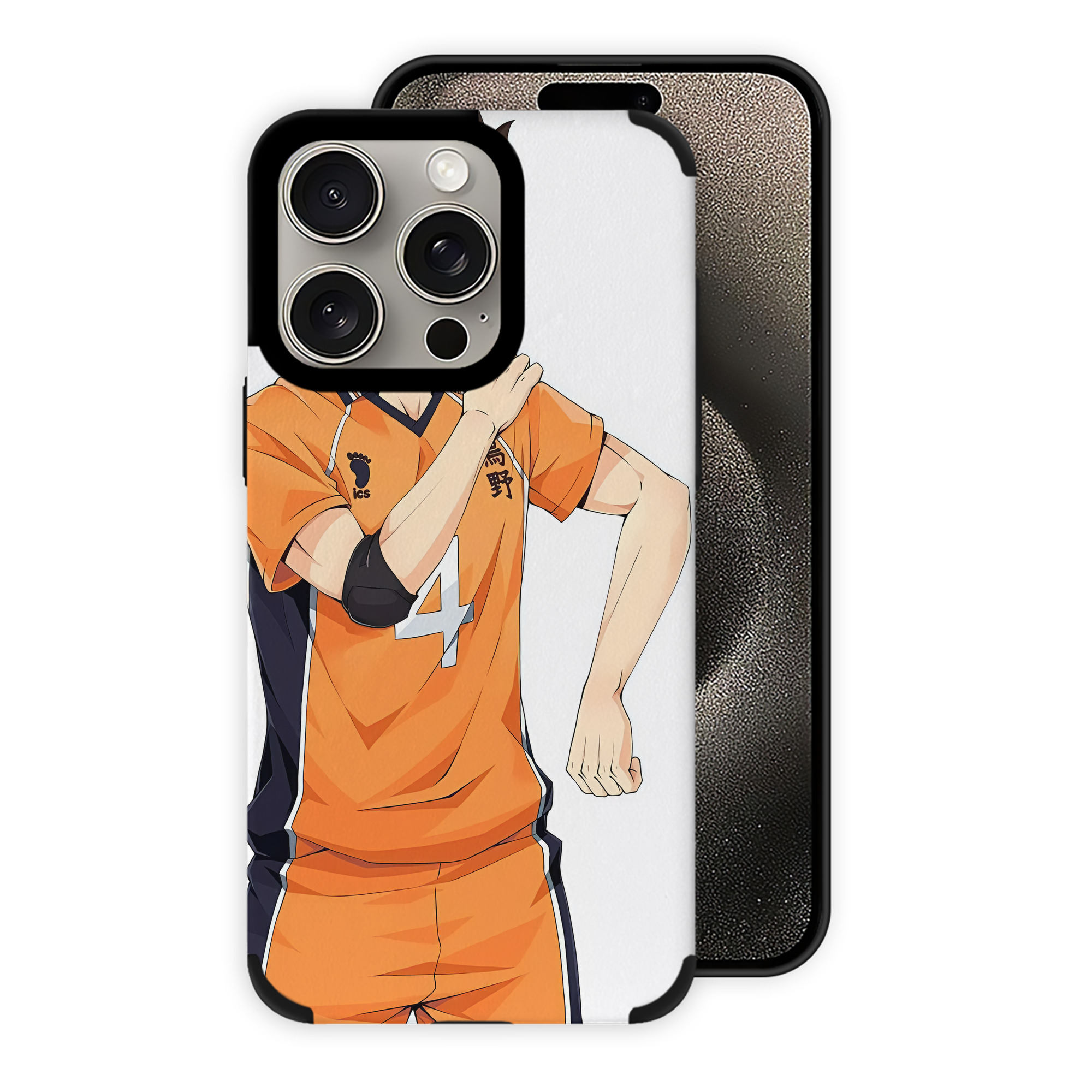 （画像用） ハイキュー!! Haikyu!! 【iPhone15ProMax対応】 PUレザー スマホケース 耐衝撃＆黄変防止