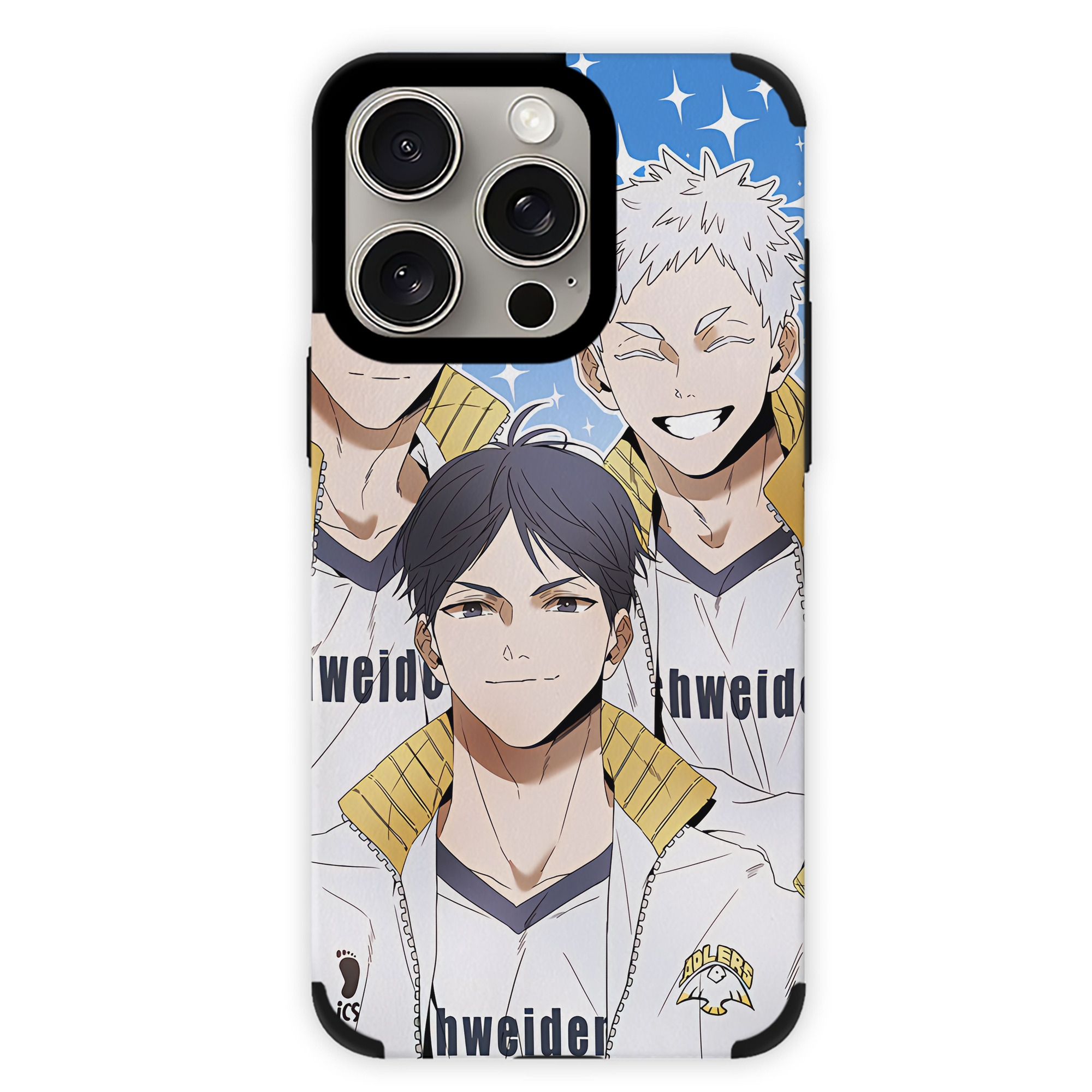 （画像用） ハイキュー!! Haikyu!! 【iPhone15ProMax対応】 PUレザー スマホケース 耐衝撃＆黄変防止