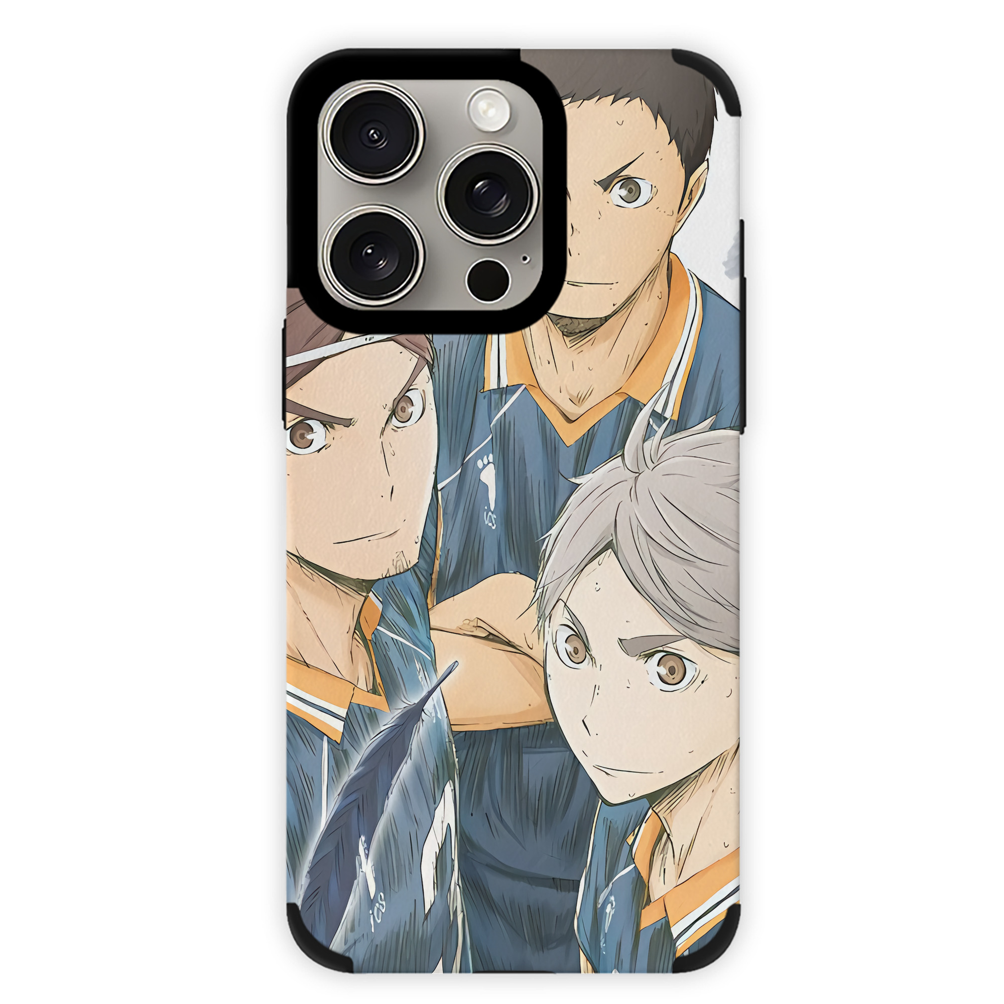 （画像用） ハイキュー!! Haikyu!! 【iPhone15ProMax対応】 PUレザー スマホケース 耐衝撃＆黄変防止