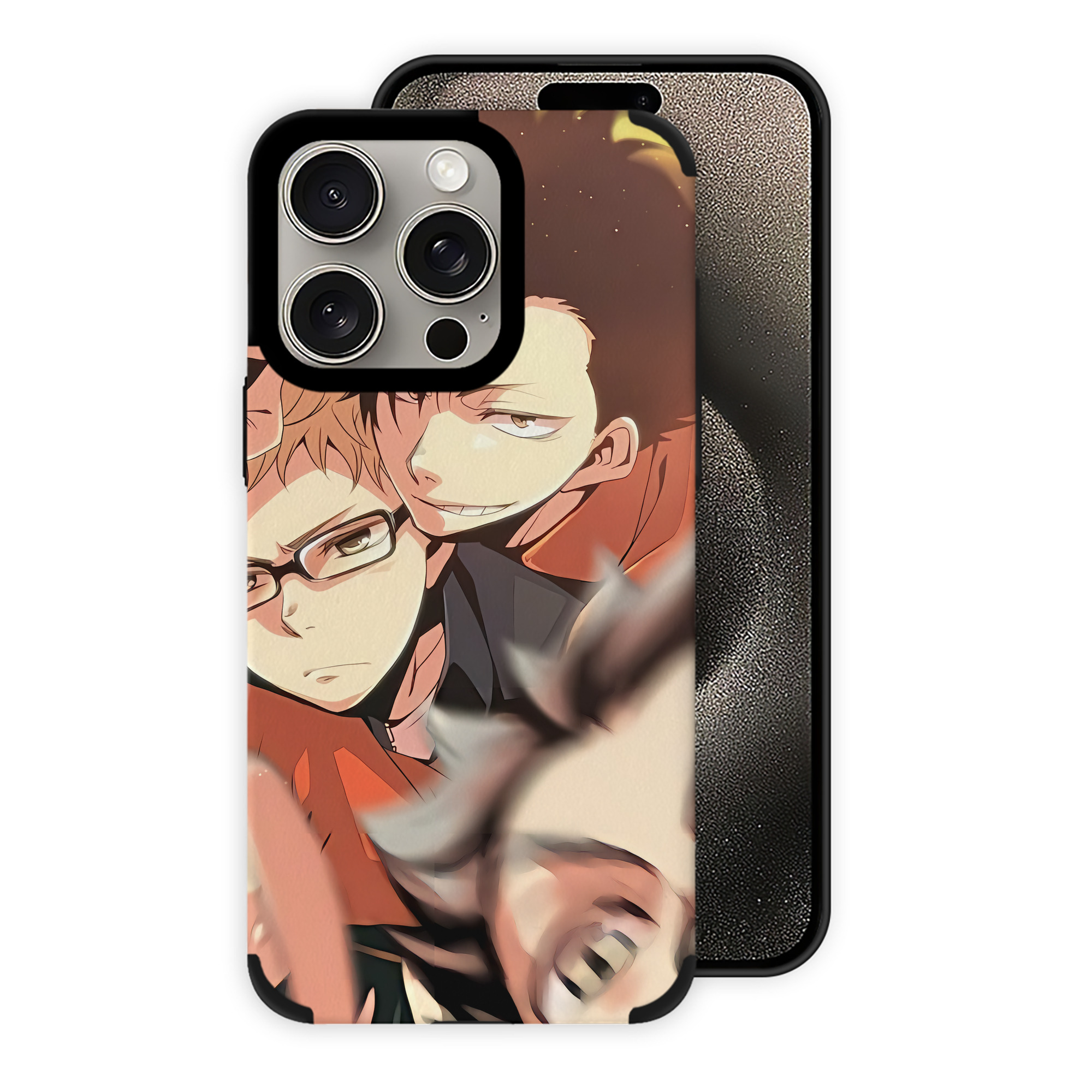 （画像用） ハイキュー!! Haikyu!! 【iPhone15ProMax対応】 PUレザー スマホケース 耐衝撃＆黄変防止