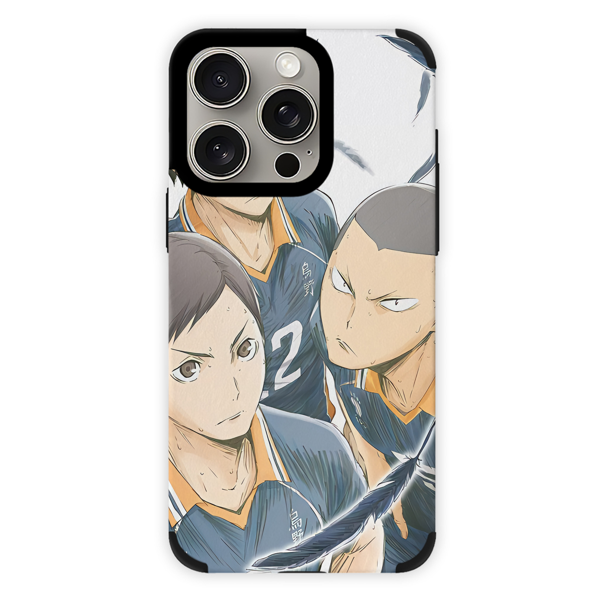 （画像用） ハイキュー!! Haikyu!! 【iPhone15ProMax対応】 PUレザー スマホケース 耐衝撃＆黄変防止