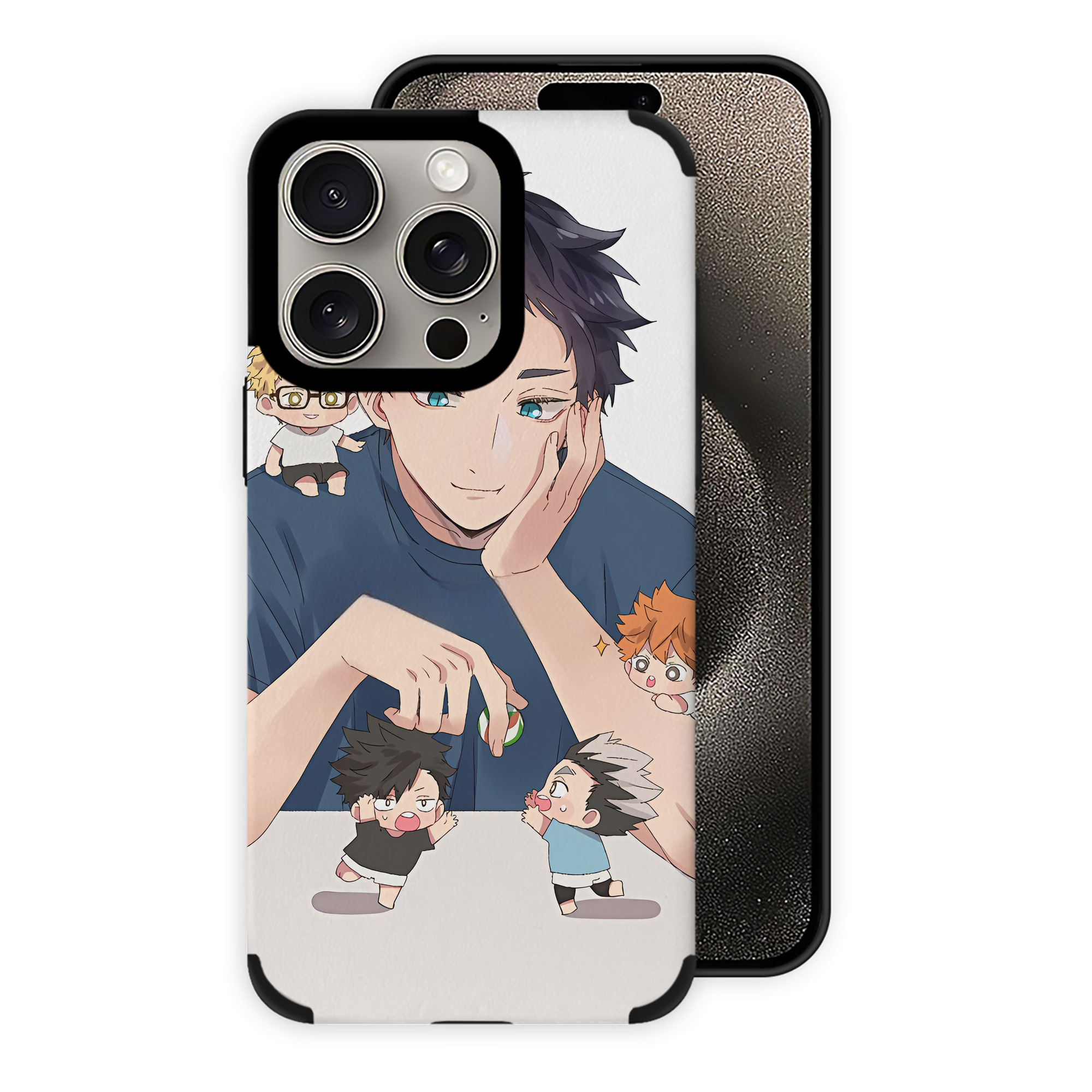 （画像用） ハイキュー!! Haikyu!! 【iPhone15ProMax対応】 PUレザー スマホケース 耐衝撃＆黄変防止