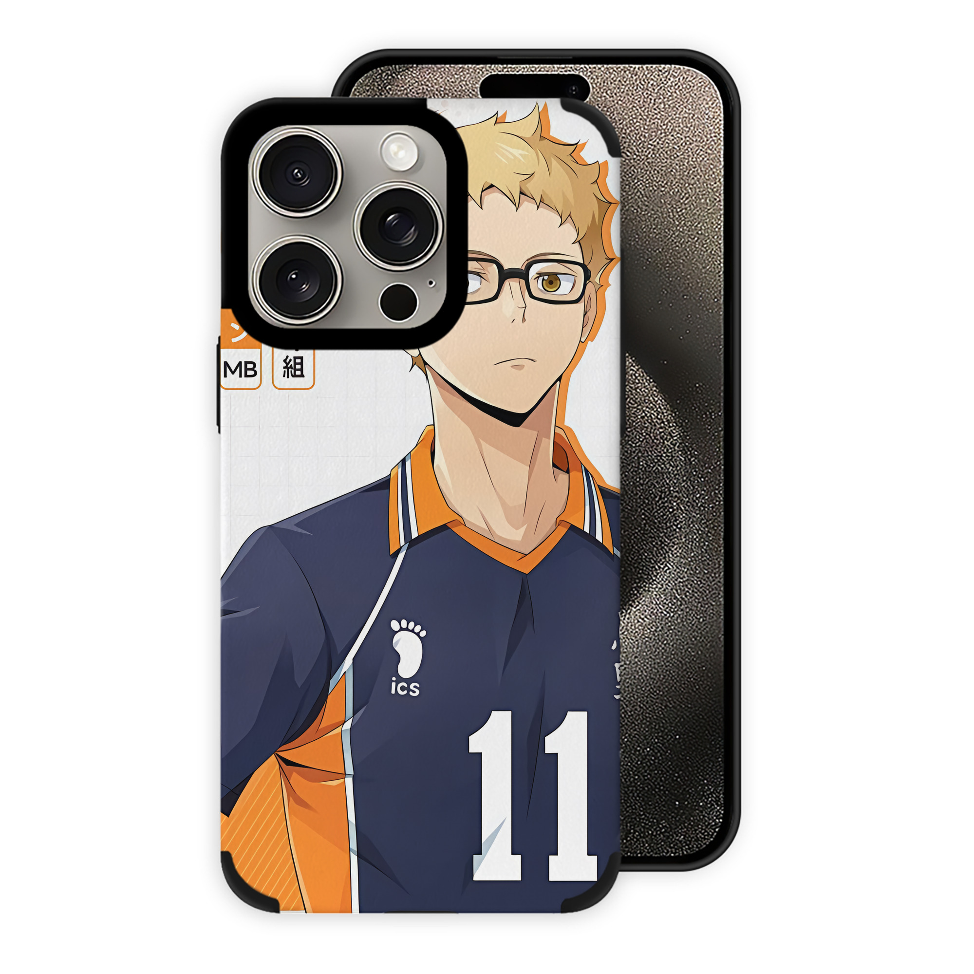 （画像用） ハイキュー!! Haikyu!! 【iPhone15ProMax対応】 PUレザー スマホケース 耐衝撃＆黄変防止
