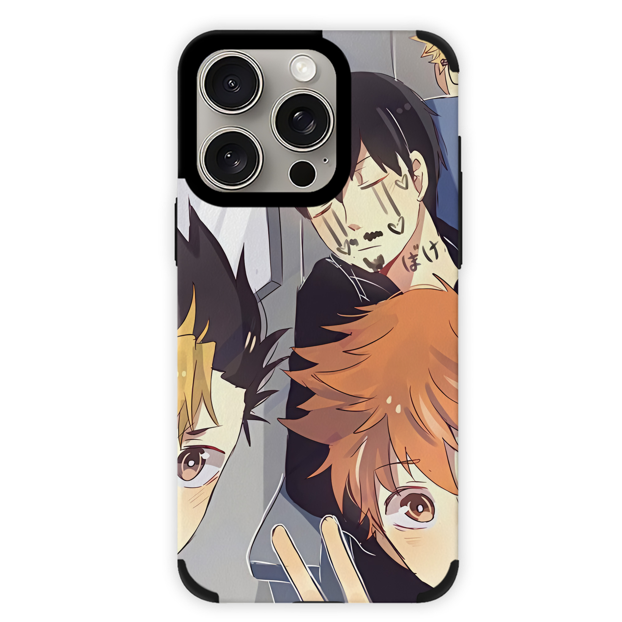 （画像用） ハイキュー!! Haikyu!! 【iPhone15ProMax対応】 PUレザー スマホケース 耐衝撃＆黄変防止
