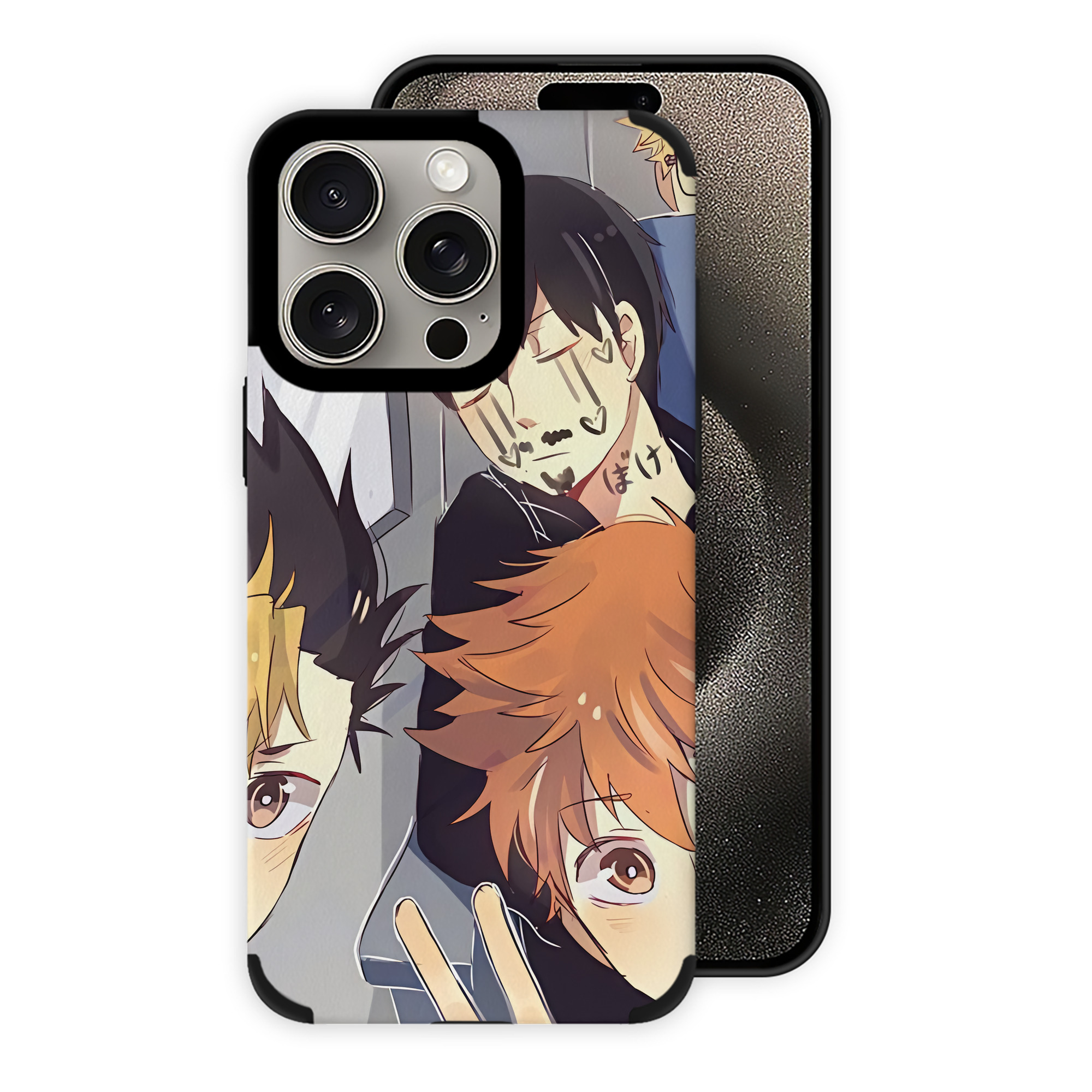 （画像用） ハイキュー!! Haikyu!! 【iPhone15ProMax対応】 PUレザー スマホケース 耐衝撃＆黄変防止