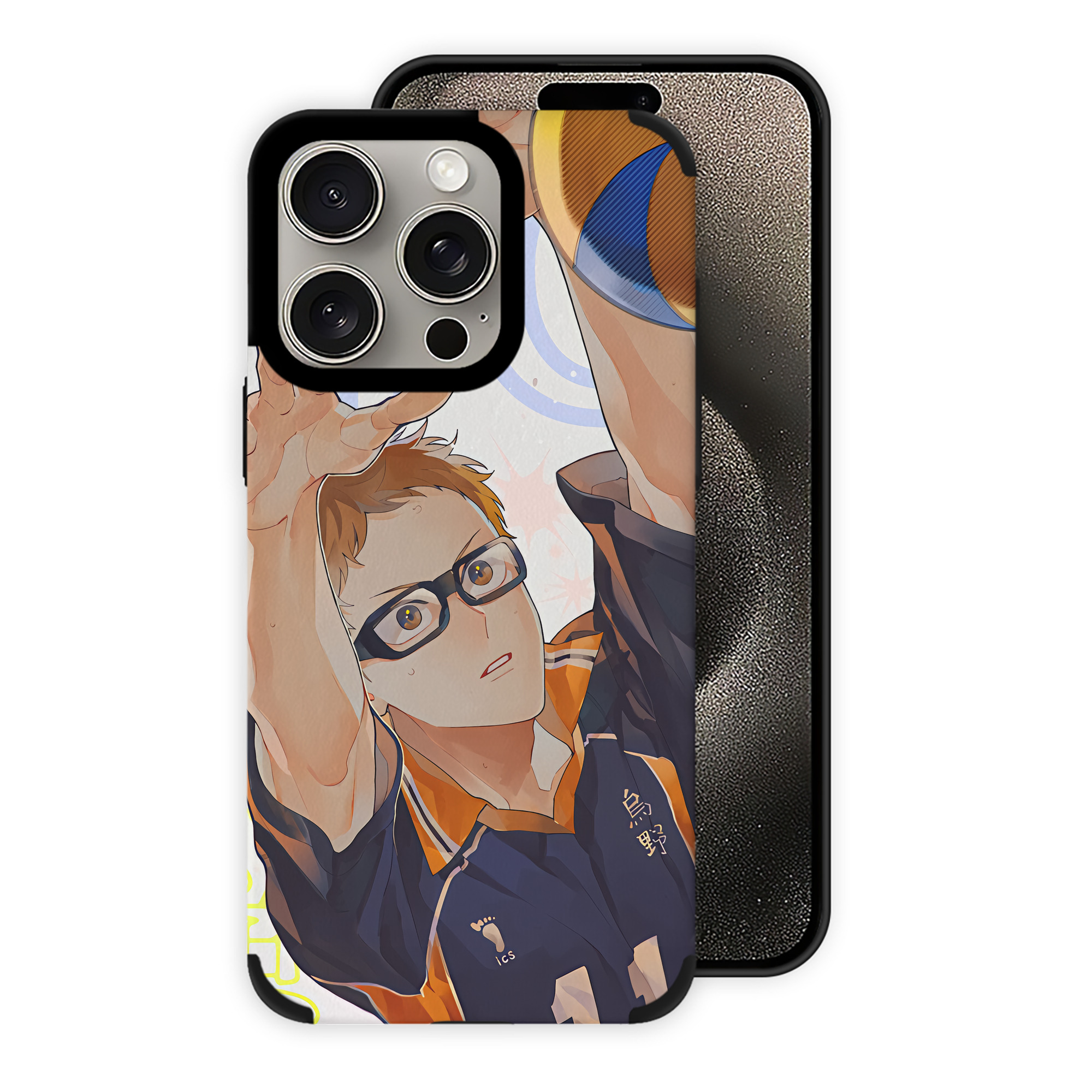（画像用） ハイキュー!! Haikyu!! 【iPhone15ProMax対応】 PUレザー スマホケース 耐衝撃＆黄変防止