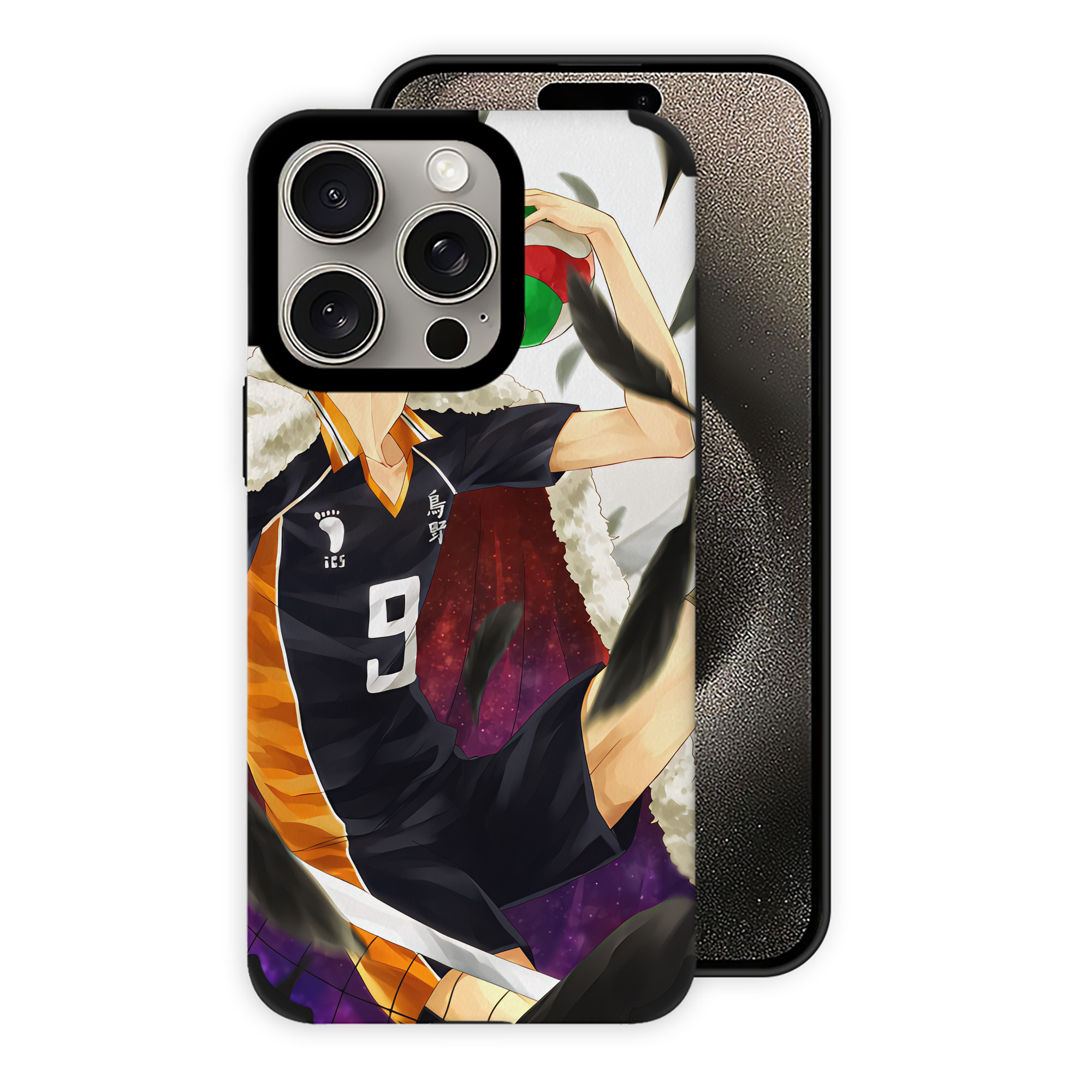 （画像用） ハイキュー!! Haikyu!! 【iPhone15ProMax対応】 PUレザー スマホケース 耐衝撃＆黄変防止