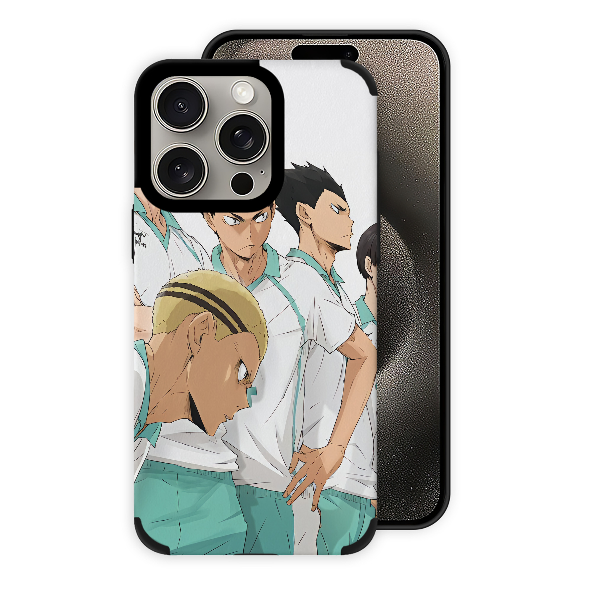 （画像用） ハイキュー!! Haikyu!! 【iPhone15ProMax対応】 PUレザー スマホケース 耐衝撃＆黄変防止
