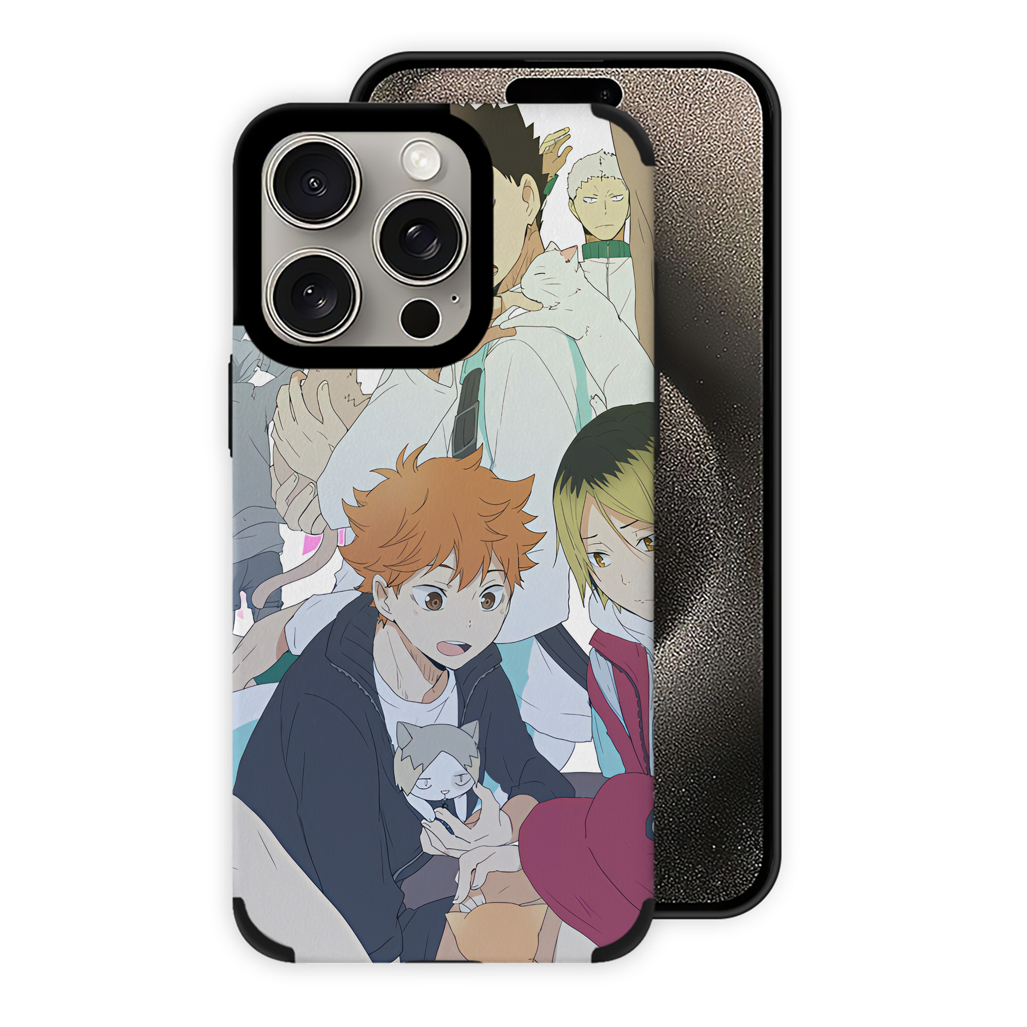 （画像用） ハイキュー!! Haikyu!! 【iPhone15ProMax対応】 PUレザー スマホケース 耐衝撃＆黄変防止