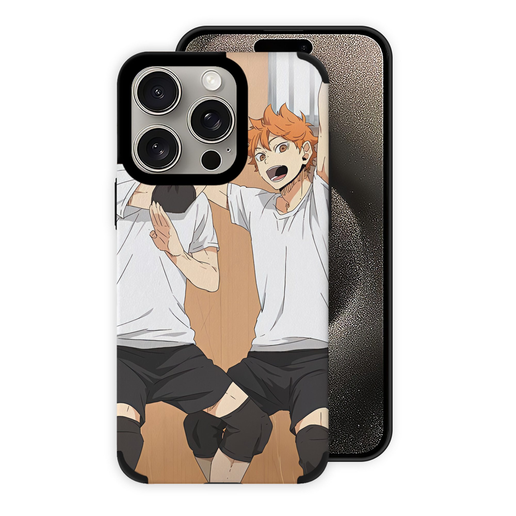 （画像用） ハイキュー!! Haikyu!! 【iPhone15ProMax対応】 PUレザー スマホケース 耐衝撃＆黄変防止