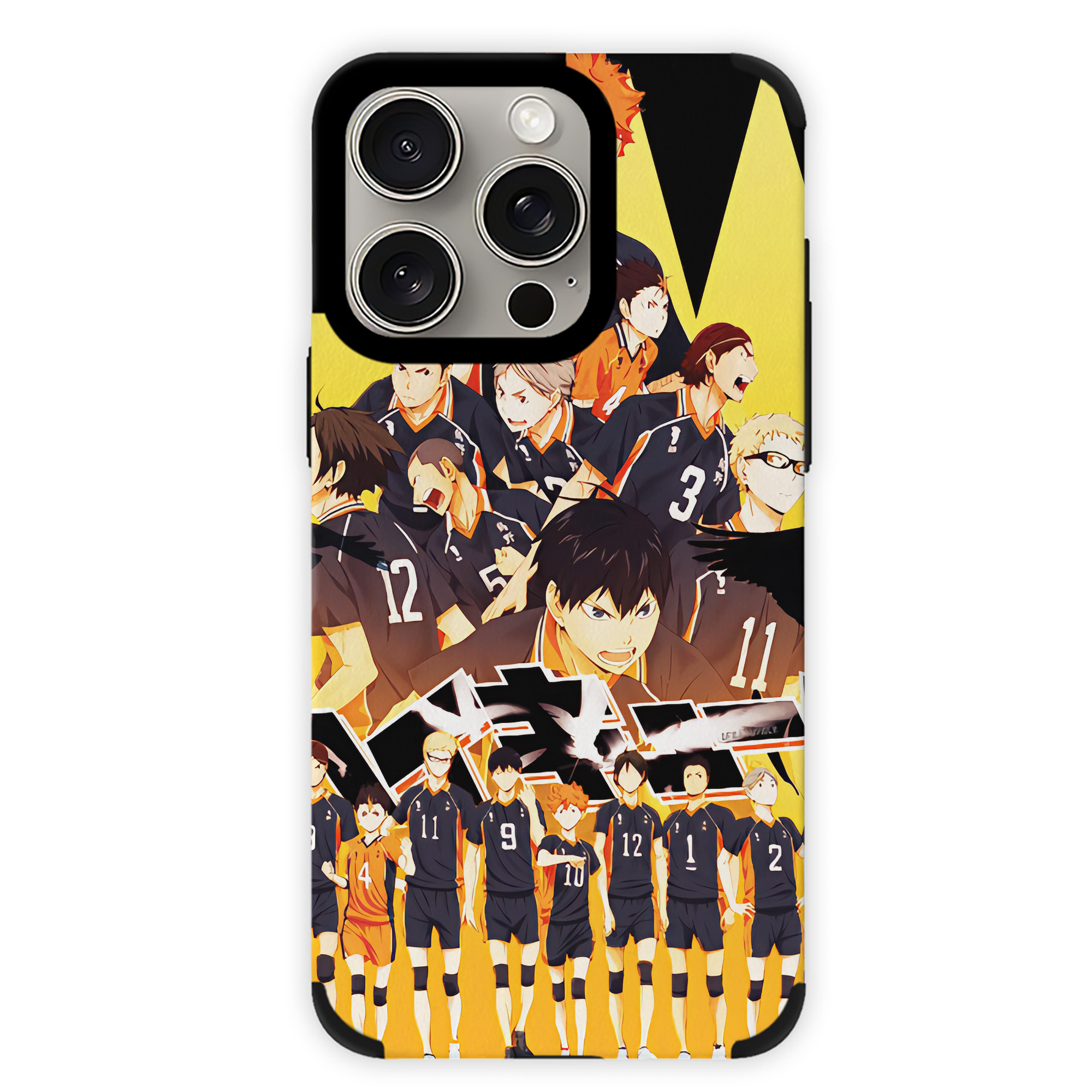 （画像用） ハイキュー!! Haikyu!! 【iPhone15ProMax対応】 PUレザー スマホケース 耐衝撃＆黄変防止
