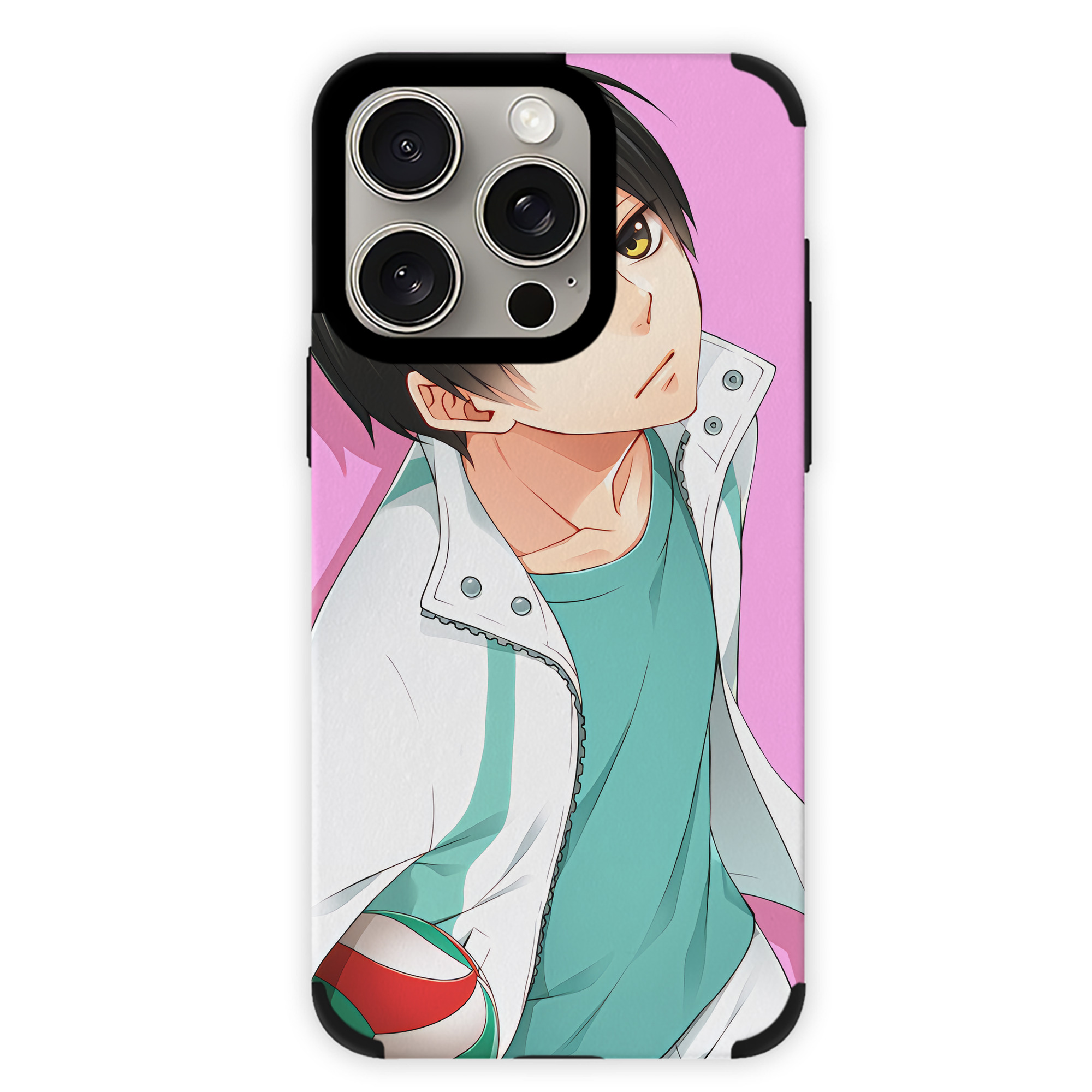 （画像用） ハイキュー!! Haikyu!! 【iPhone15ProMax対応】 PUレザー スマホケース 耐衝撃＆黄変防止