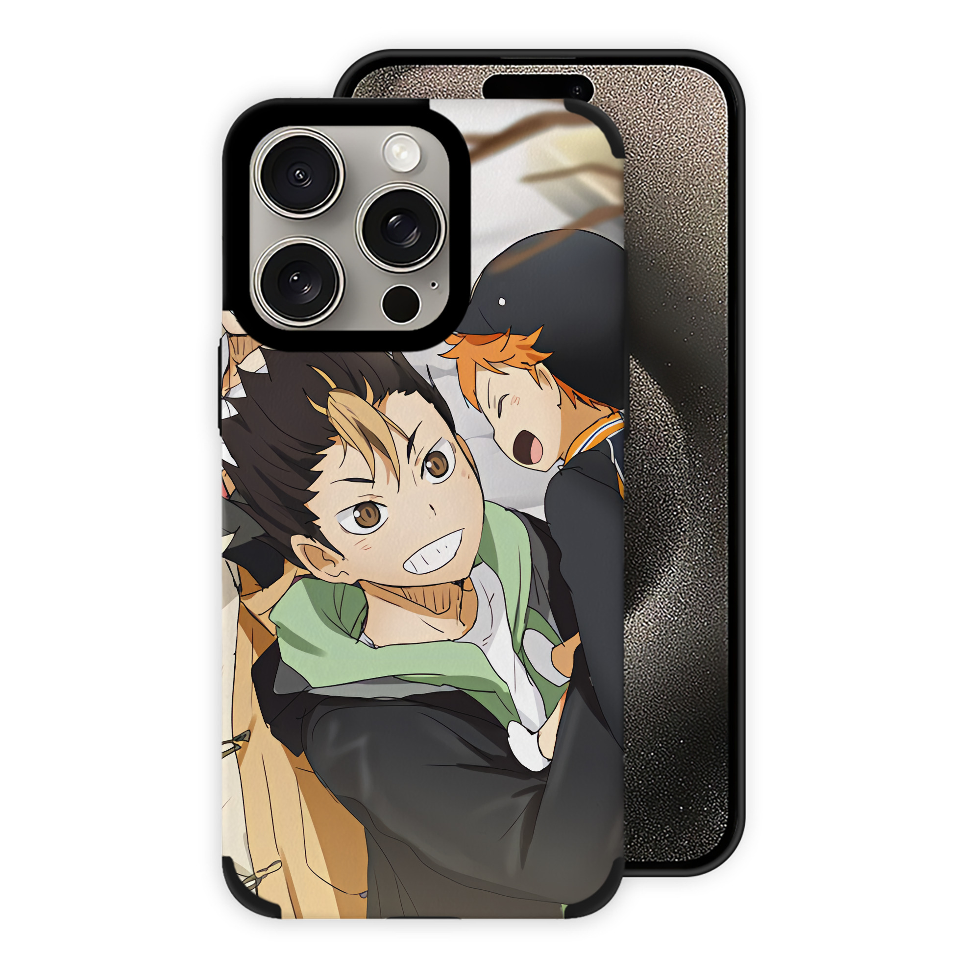 （画像用） ハイキュー!! Haikyu!! 【iPhone15ProMax対応】 PUレザー スマホケース 耐衝撃＆黄変防止