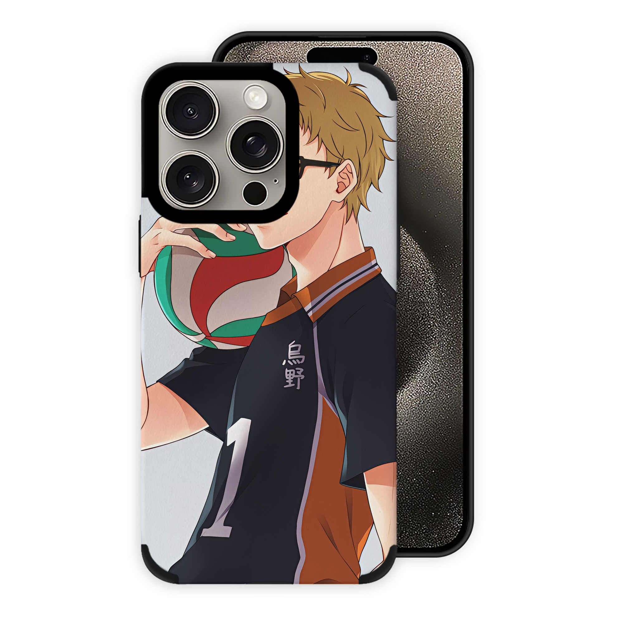 （画像用） ハイキュー!! Haikyu!! 【iPhone15ProMax対応】 PUレザー スマホケース 耐衝撃＆黄変防止
