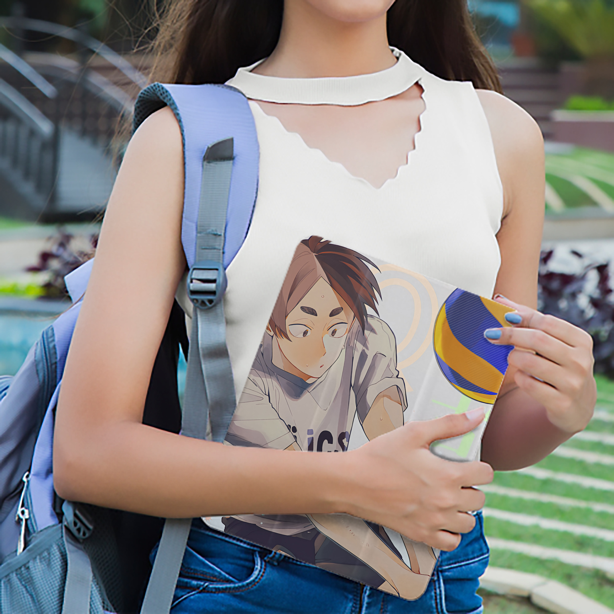 ハイキュー!! Haikyu!! IPad ケース ペン収納付き 三つ折りスタンド PUレザー×シリコン 対応機種9.5/10.5/10.9インチ
