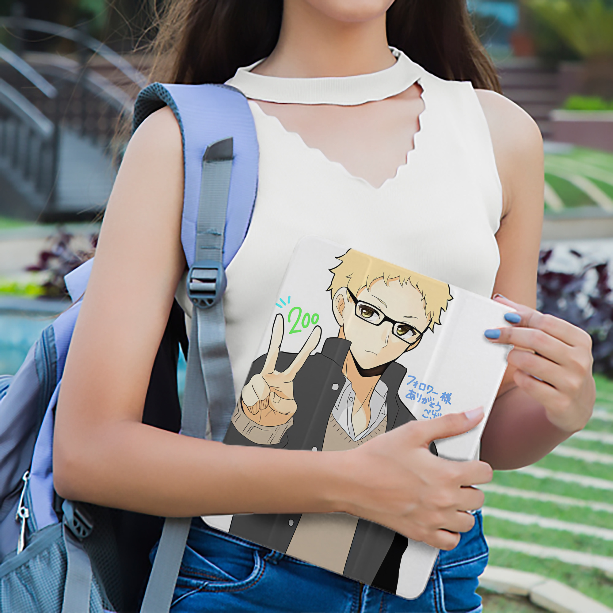 ハイキュー!! Haikyu!! IPad ケース ペン収納付き 三つ折りスタンド PUレザー×シリコン 対応機種9.5/10.5/10.9インチ