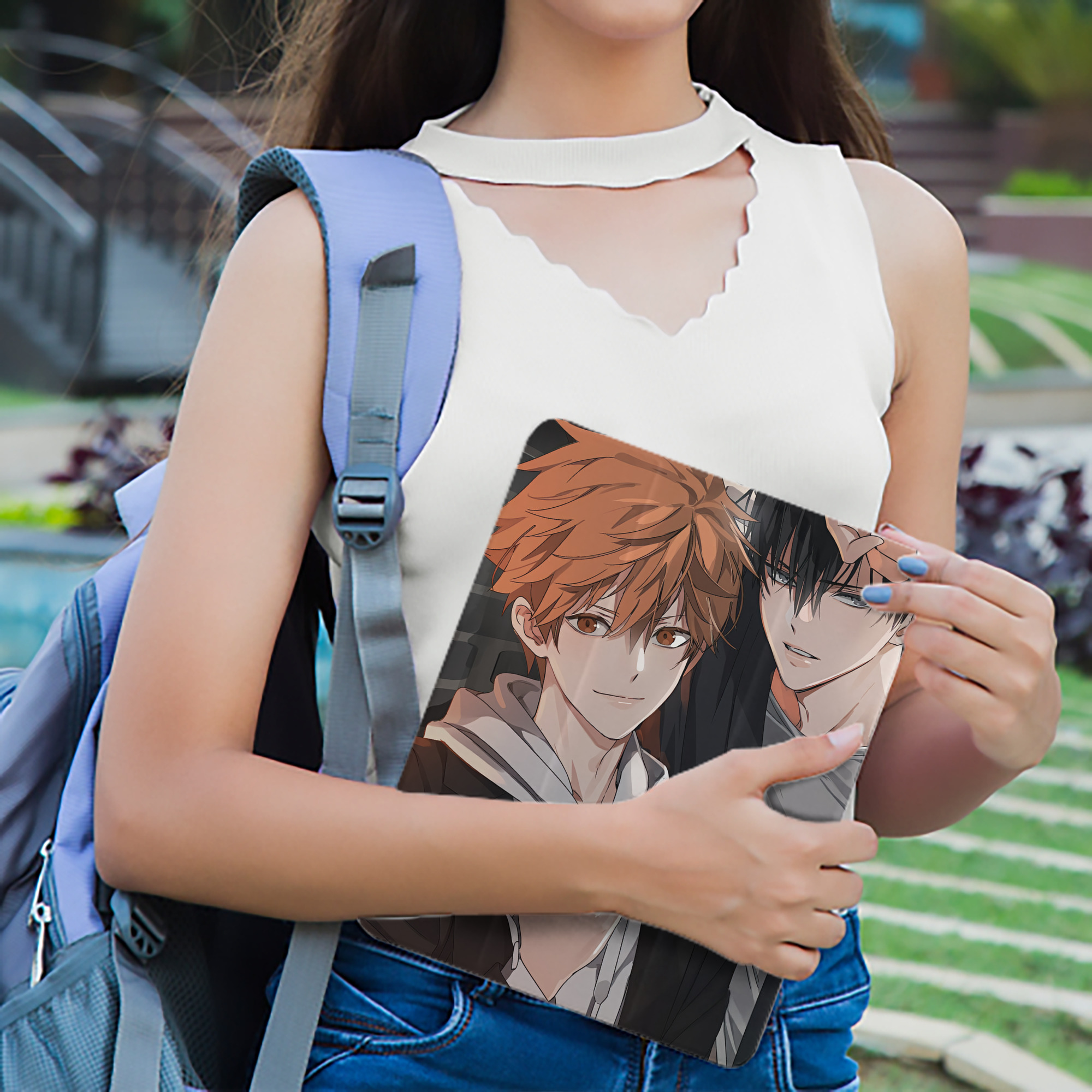 ハイキュー!! Haikyu!! IPad ケース ペン収納付き 三つ折りスタンド PUレザー×シリコン 対応機種9.5/10.5/10.9インチ