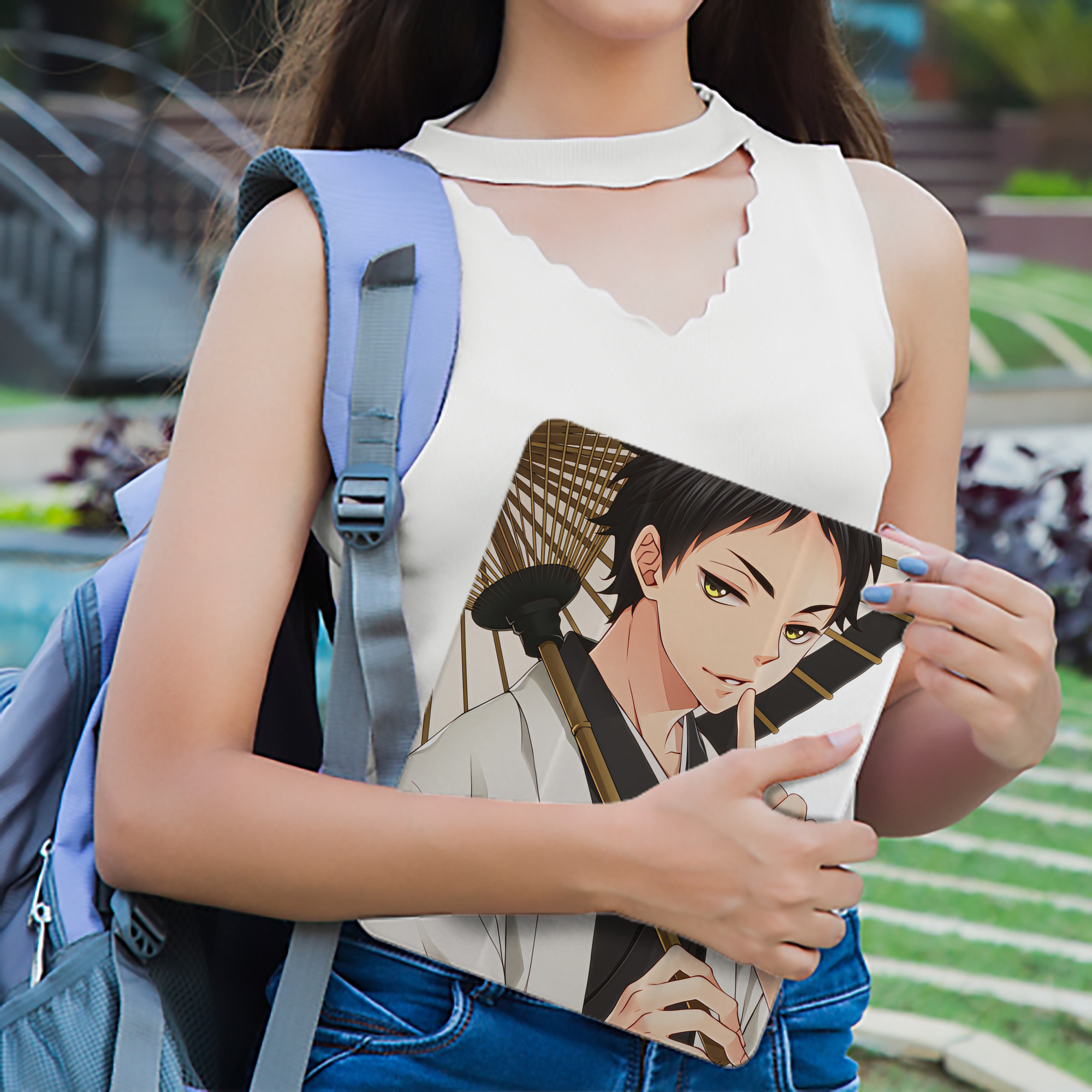 ハイキュー!! Haikyu!! IPad ケース ペン収納付き 三つ折りスタンド PUレザー×シリコン 対応機種9.5/10.5/10.9インチ