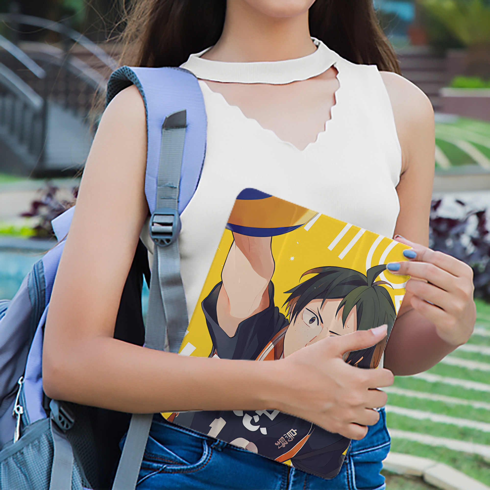 ハイキュー!! Haikyu!! IPad ケース ペン収納付き 三つ折りスタンド PUレザー×シリコン 対応機種9.5/10.5/10.9インチ