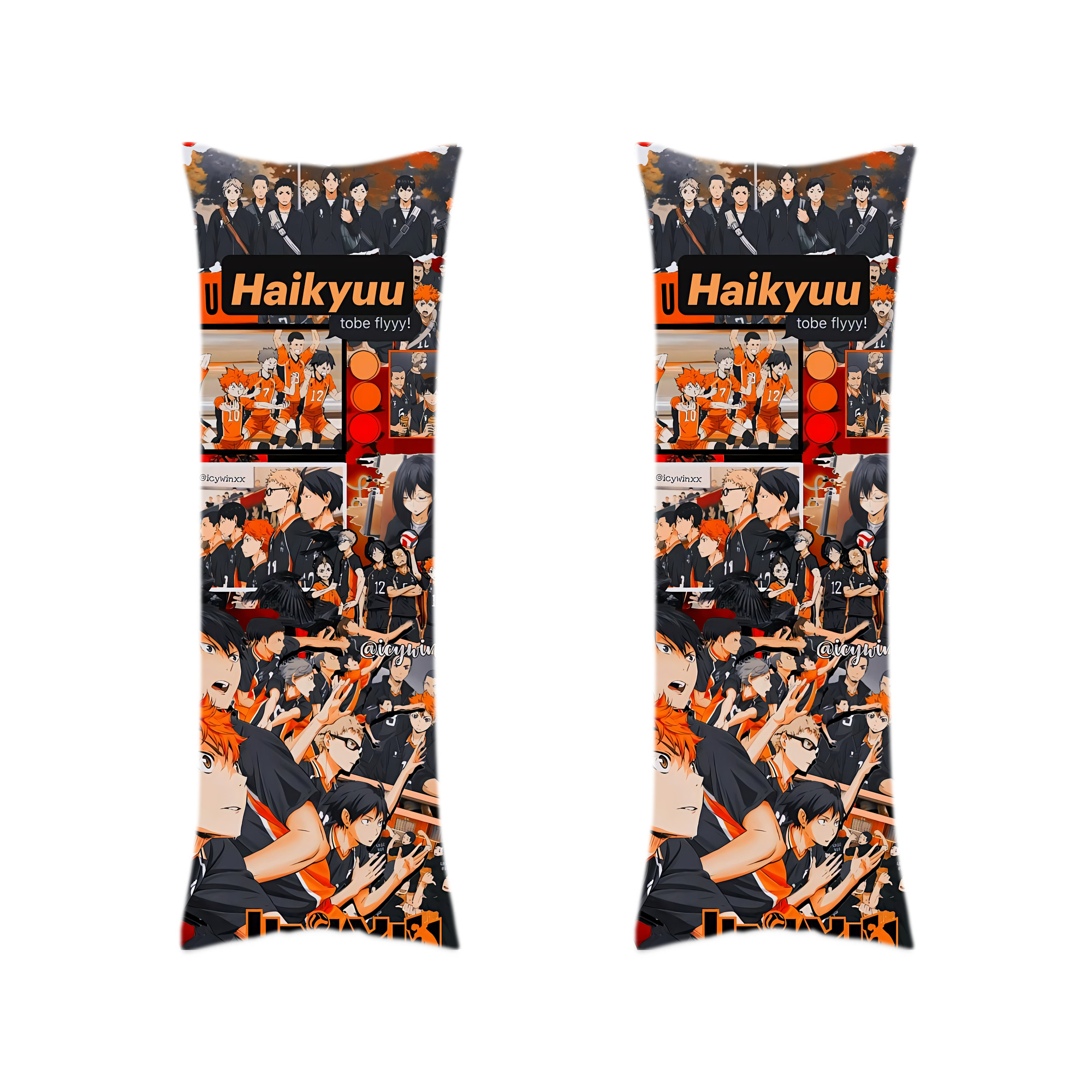 （画像用） ハイキュー!! Haikyu!! ロング抱き枕カバー 両面プリントタイプ（サイズ選択可）