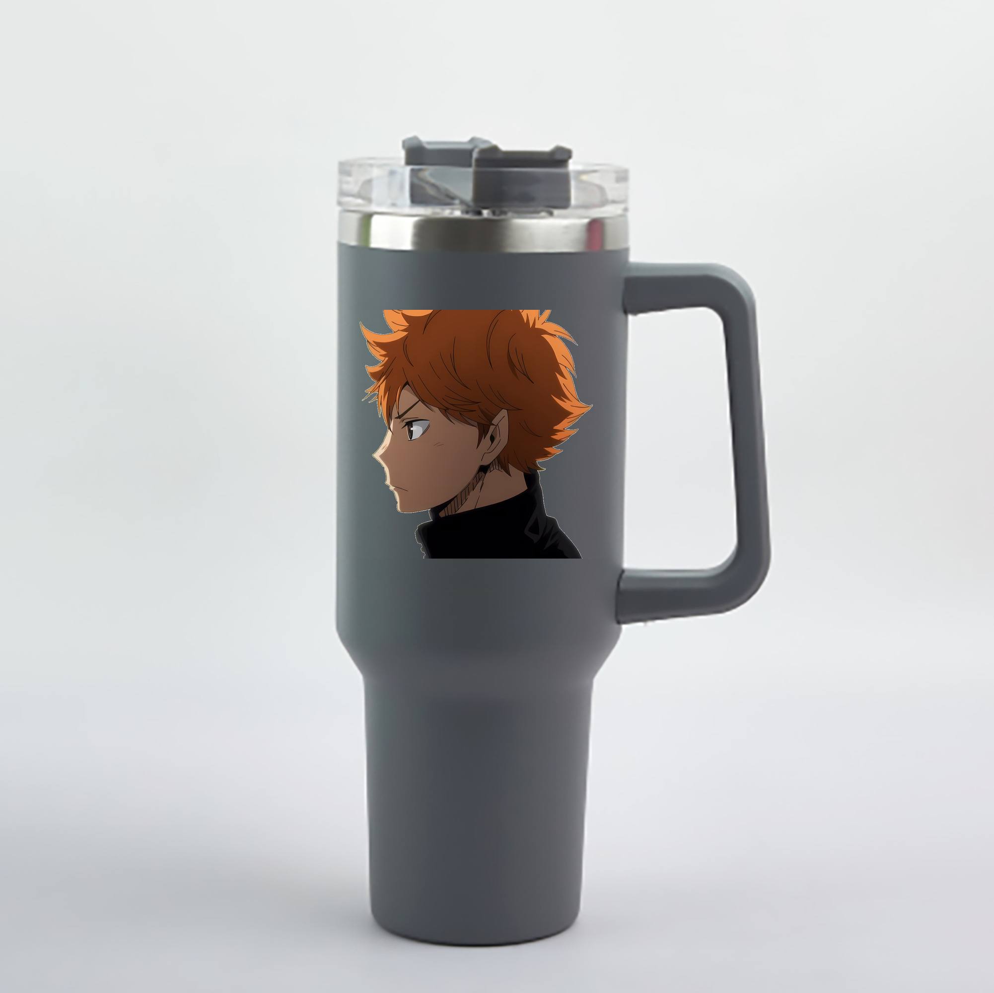 （画像用） ハイキュー!! Haikyu!! 1200mL車用タンブラー - クリスタルステッカー（プラスチックストロー付き）