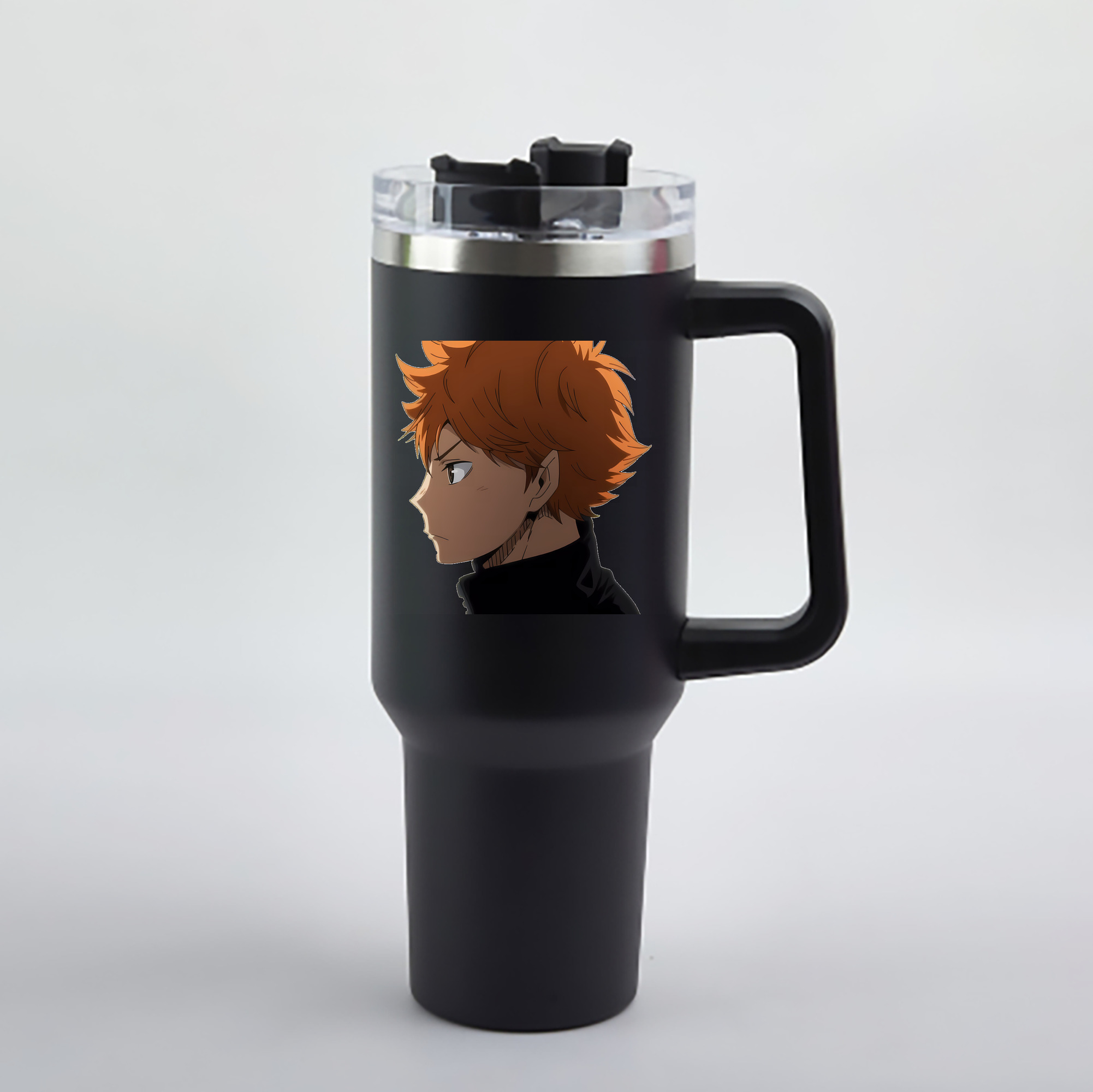 （画像用） ハイキュー!! Haikyu!! 1200mL車用タンブラー - クリスタルステッカー（プラスチックストロー付き）
