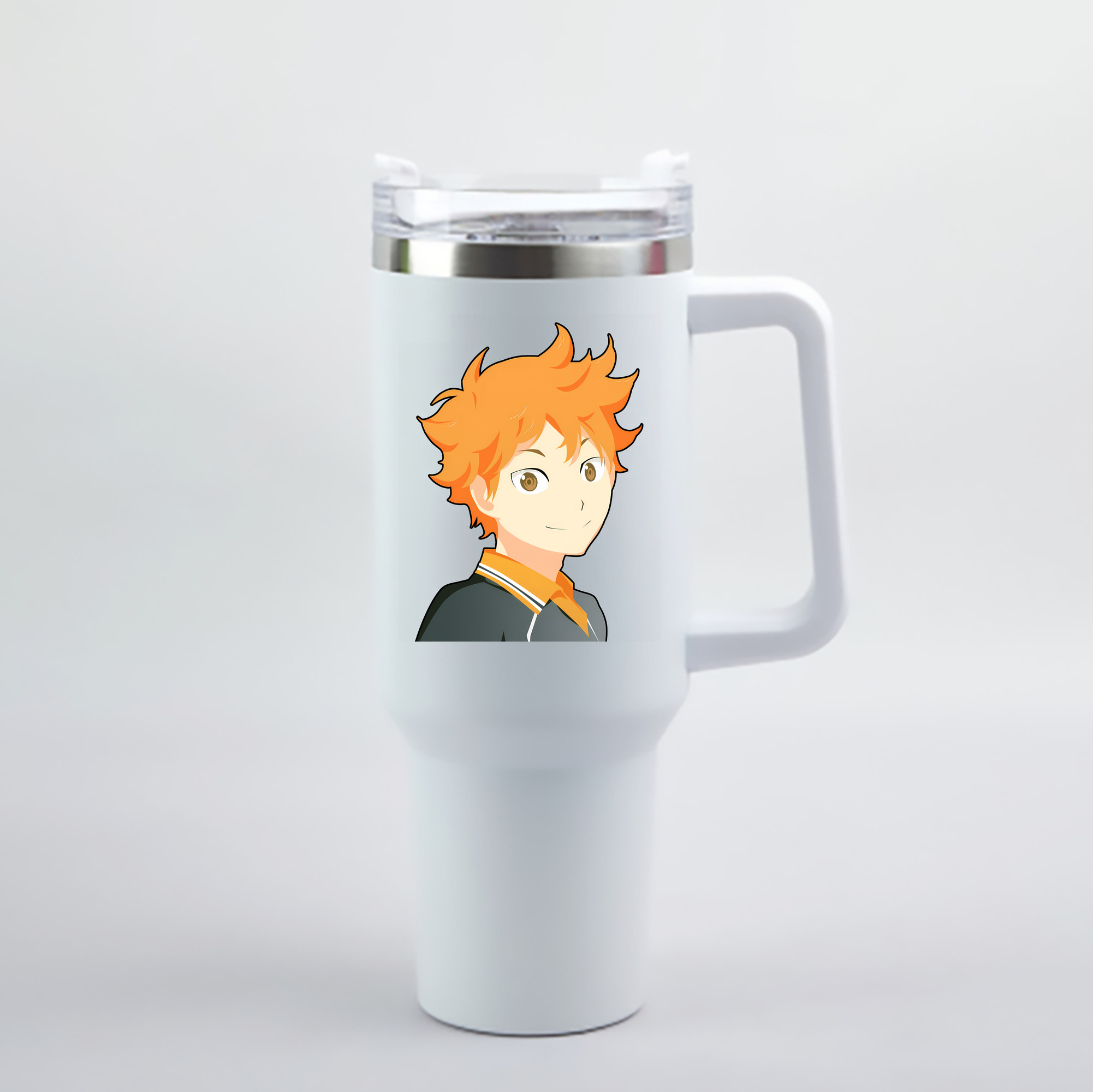 （画像用） ハイキュー!! Haikyu!! 1200mL車用タンブラー - クリスタルステッカー（プラスチックストロー付き）