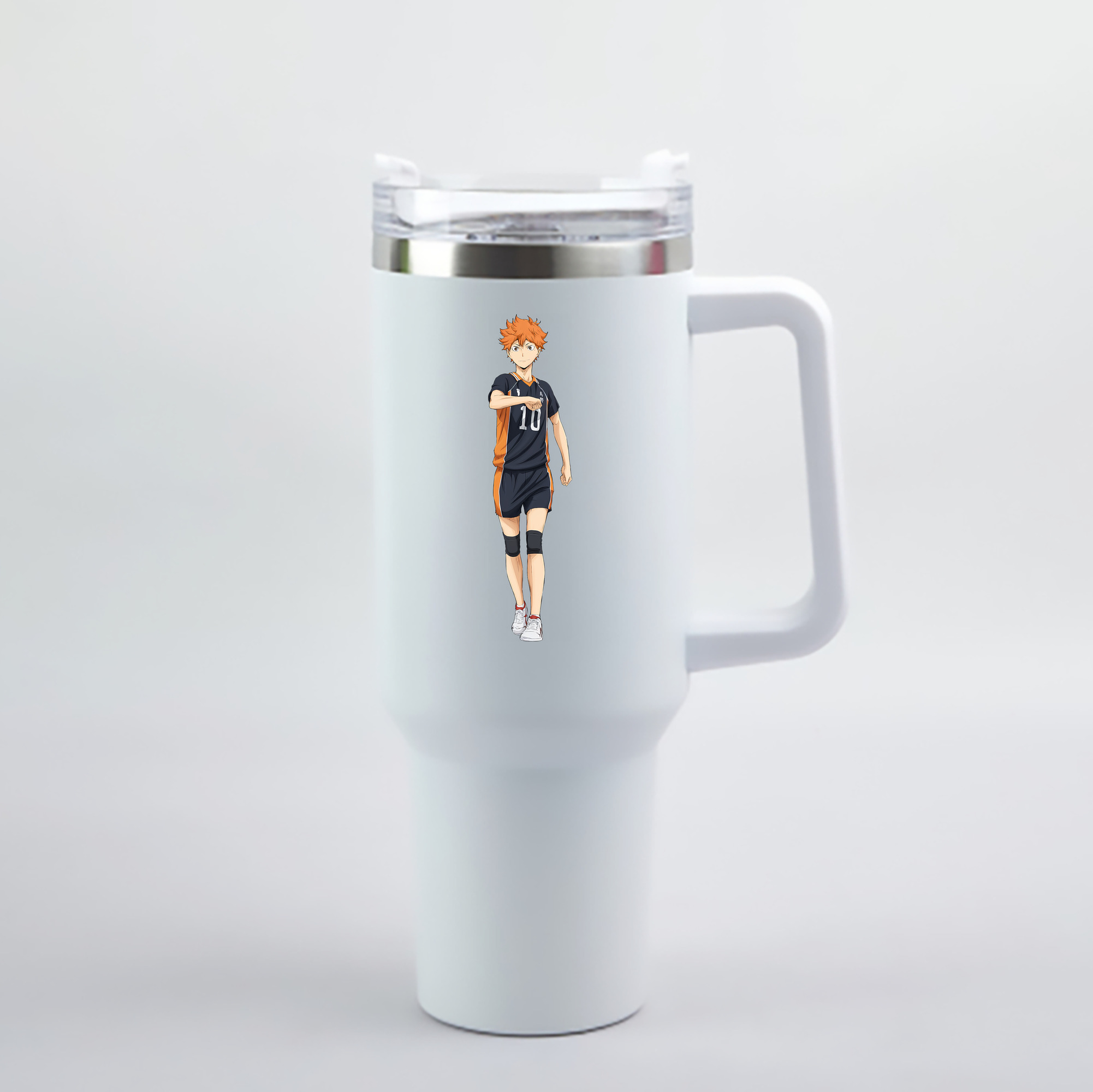（画像用） ハイキュー!! Haikyu!! 1200mL車用タンブラー - クリスタルステッカー（プラスチックストロー付き）