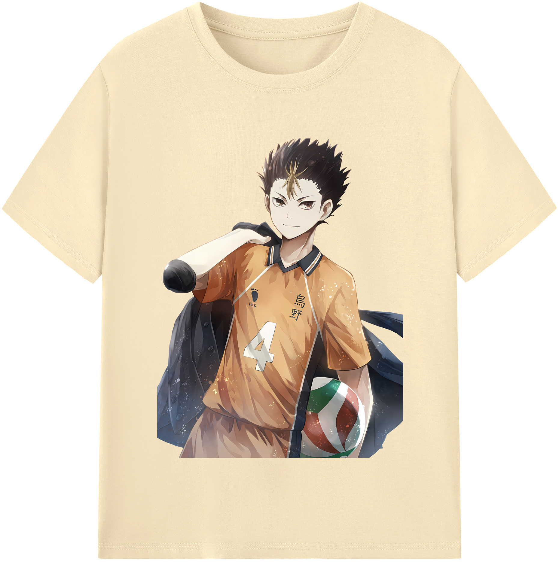 （画像用） ハイキュー!! Haikyu!! 綿100％半袖Tシャツ（フロントプリント）