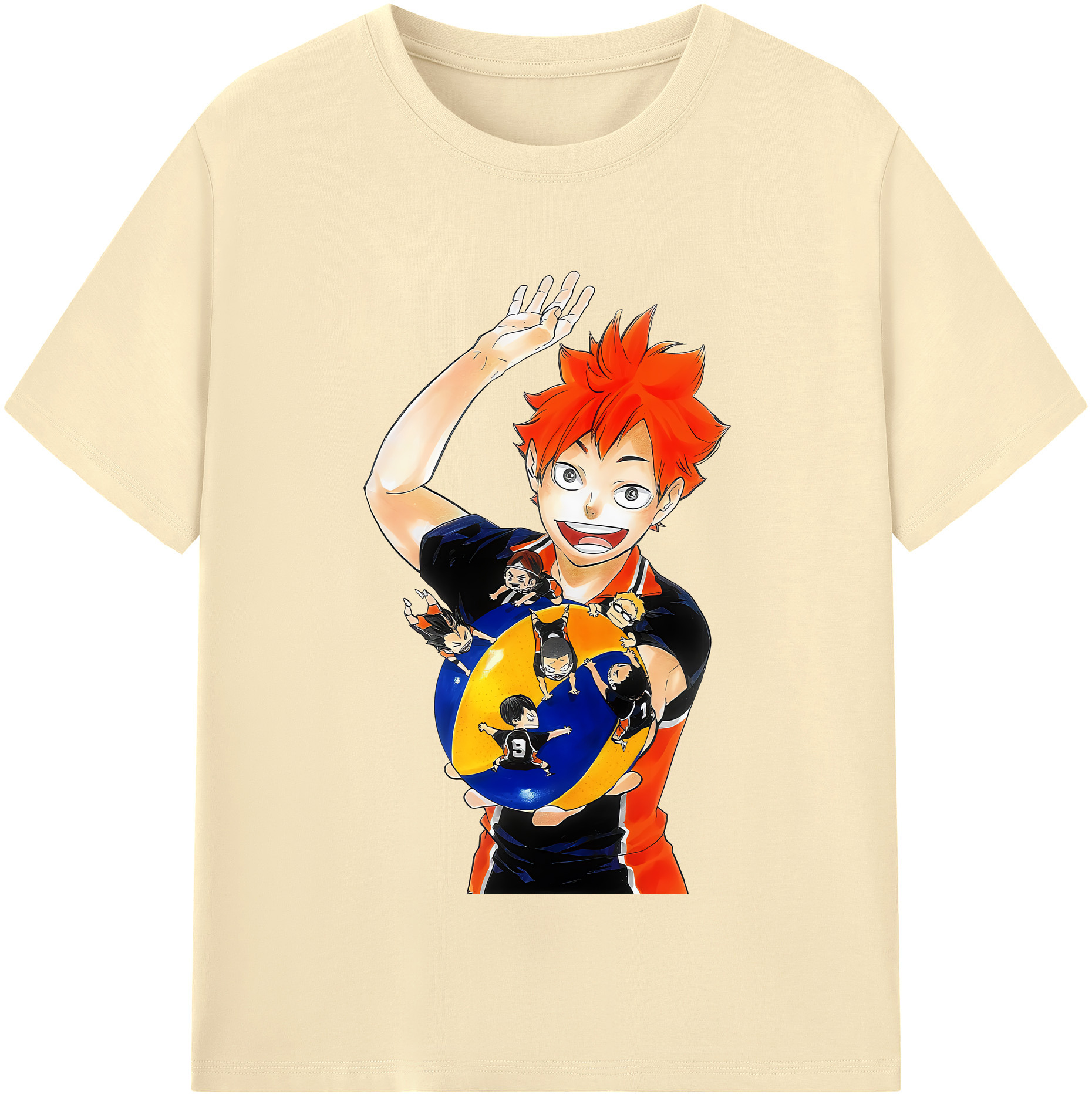 （画像用） ハイキュー!! Haikyu!! 綿100％半袖Tシャツ（フロントプリント）