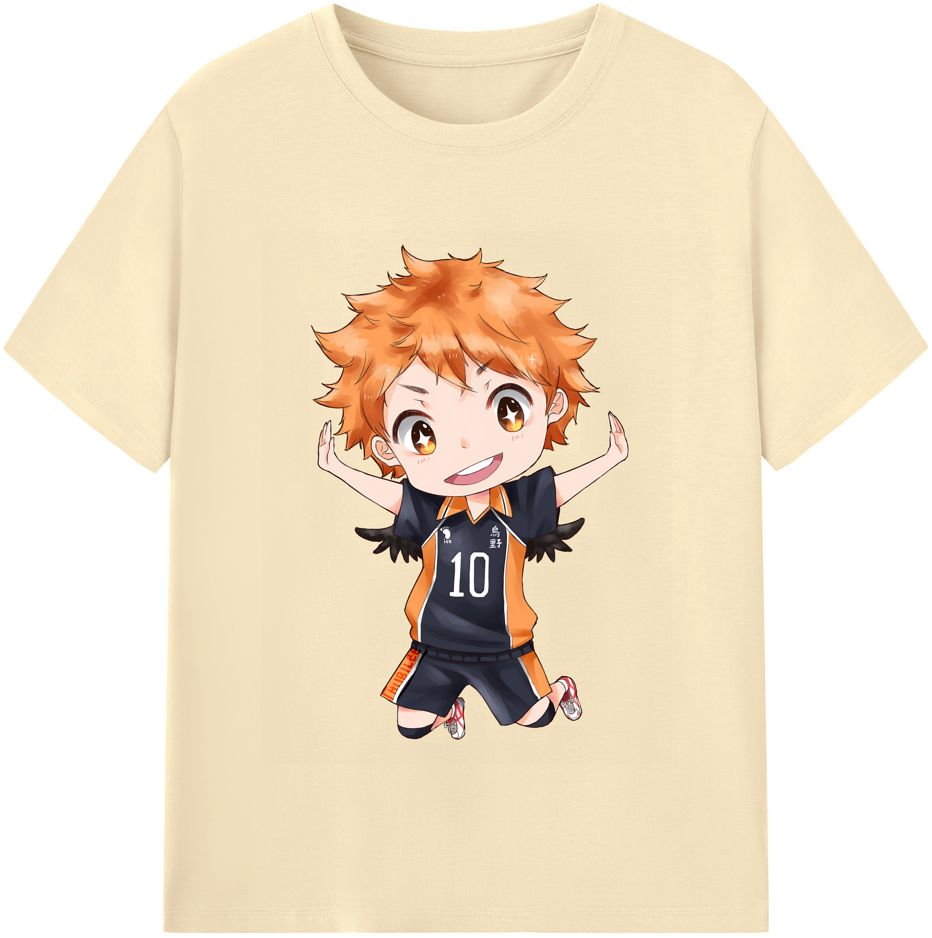 （画像用） ハイキュー!! Haikyu!! 綿100％半袖Tシャツ（フロントプリント）