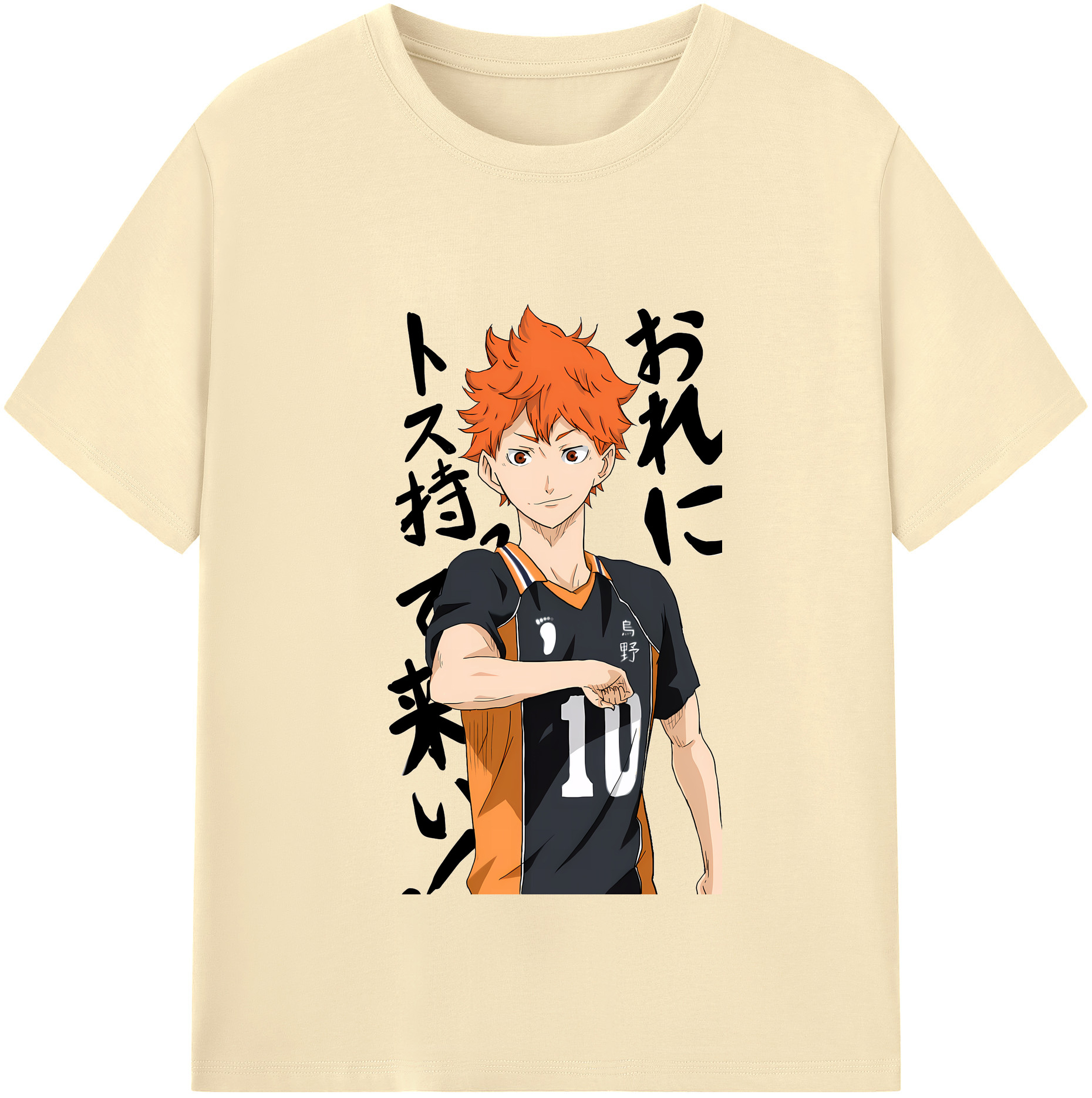 （画像用） ハイキュー!! Haikyu!! 綿100％半袖Tシャツ（フロントプリント）