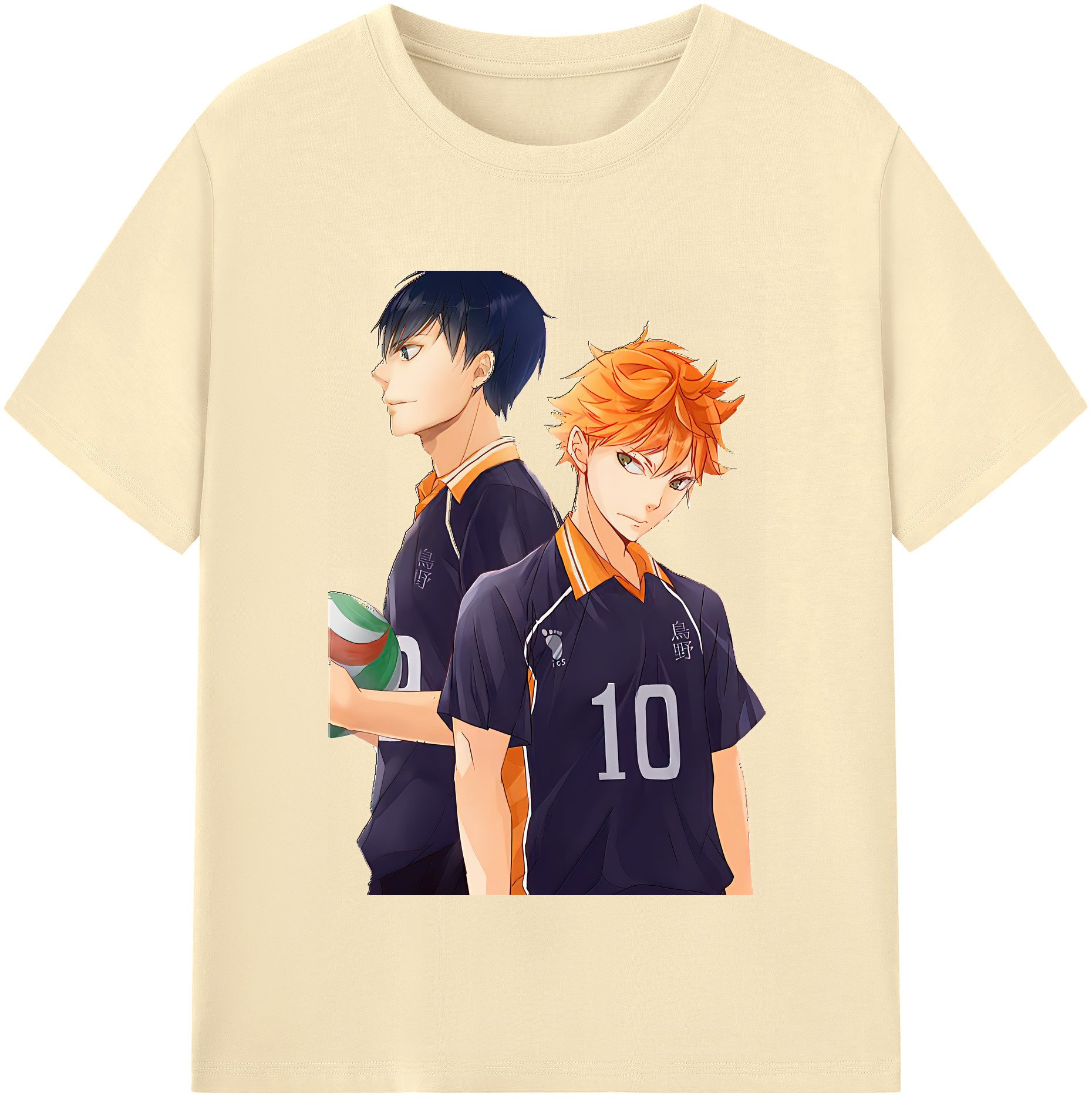 （画像用） ハイキュー!! Haikyu!! 綿100％半袖Tシャツ（フロントプリント）