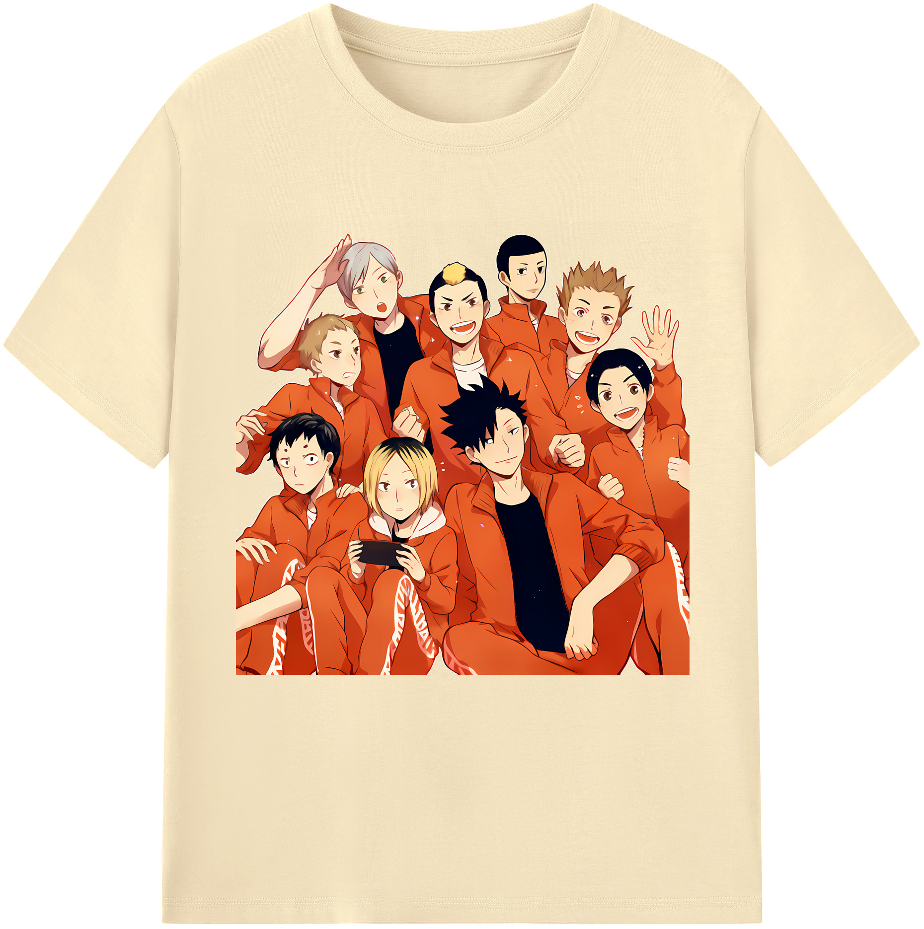 （画像用） ハイキュー!! Haikyu!! 綿100％半袖Tシャツ（フロントプリント）