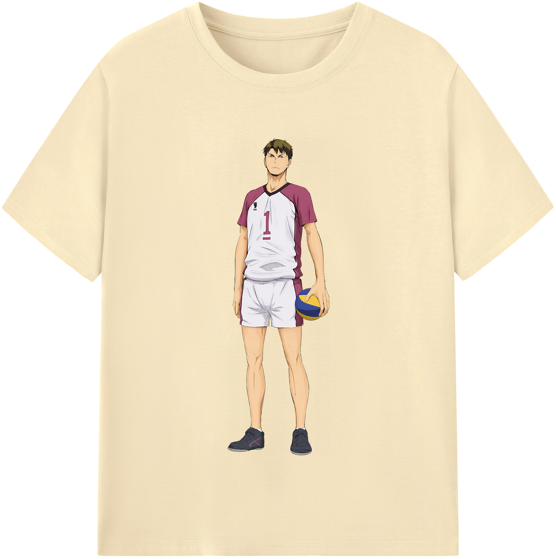 （画像用） ハイキュー!! Haikyu!! 綿100％半袖Tシャツ（フロントプリント）