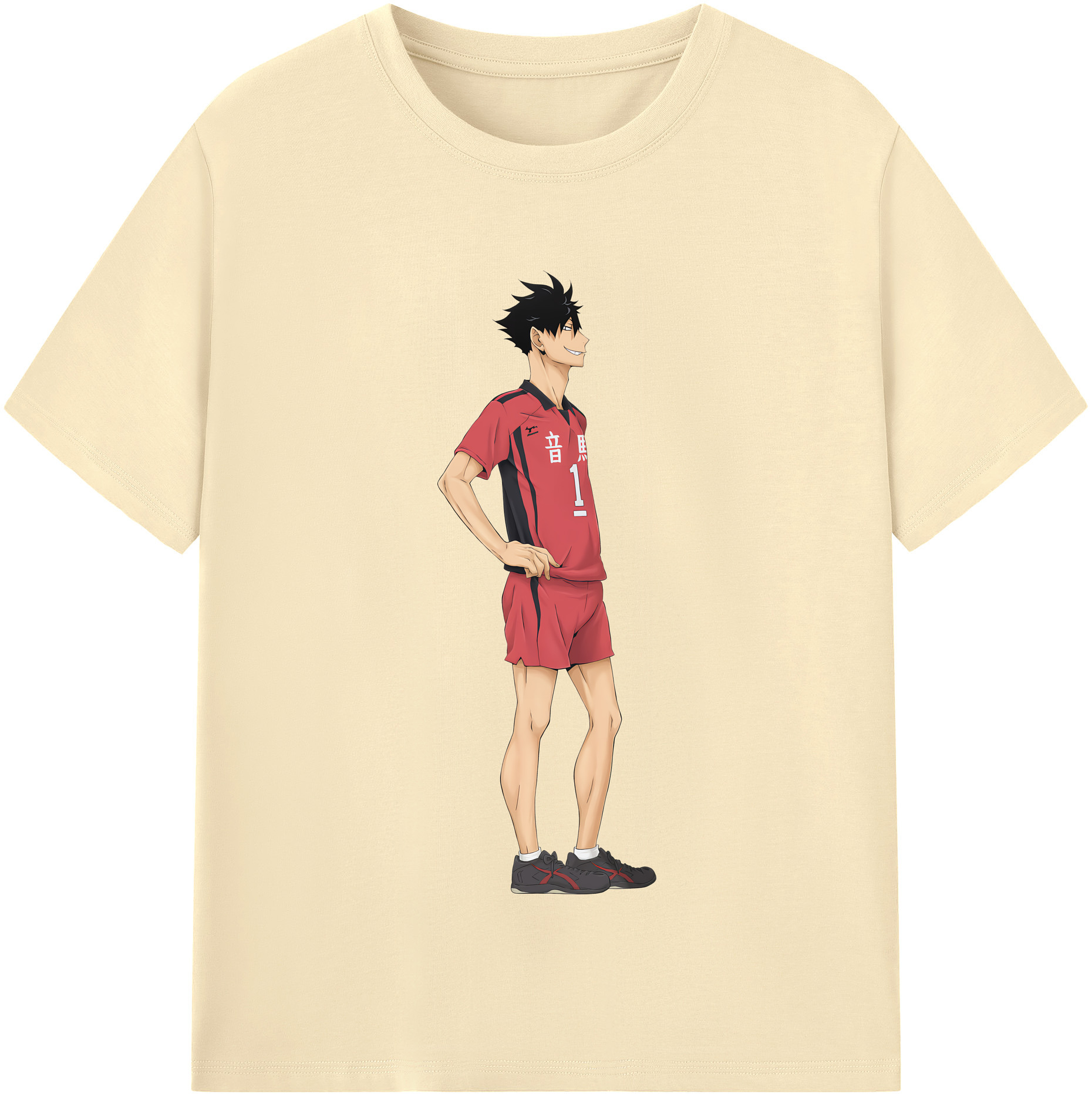 （画像用） ハイキュー!! Haikyu!! 綿100％半袖Tシャツ（フロントプリント）
