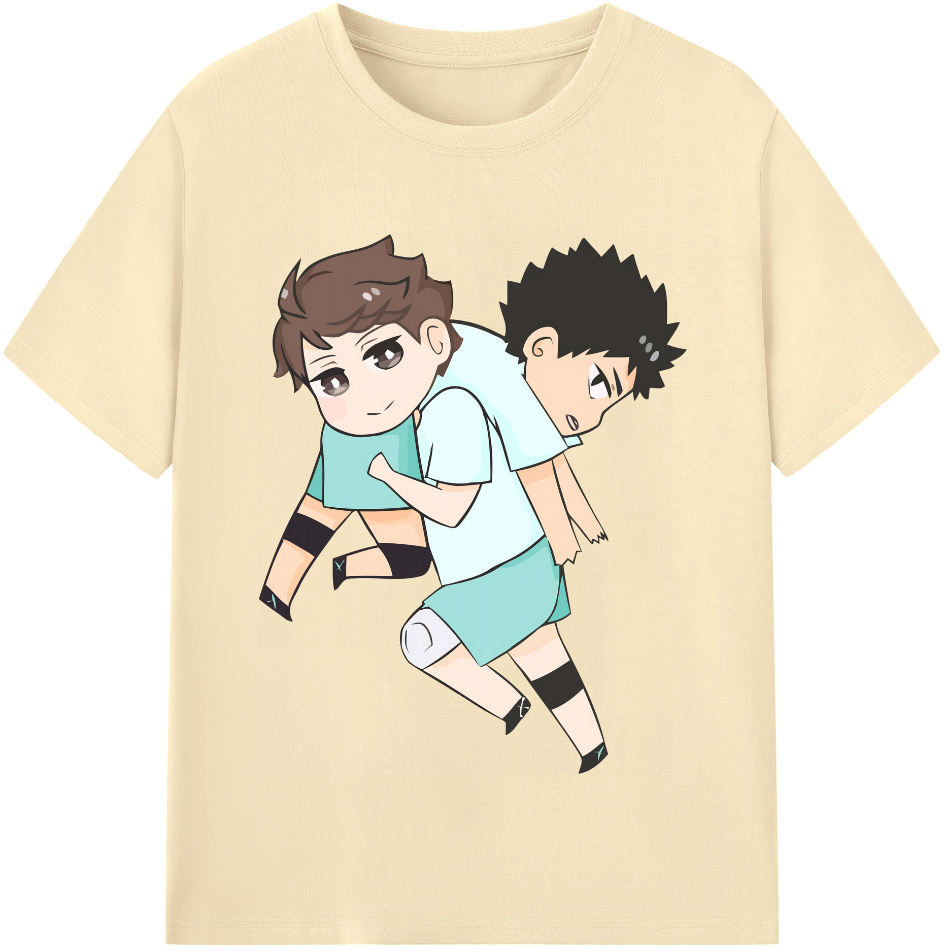 （画像用） ハイキュー!! Haikyu!! 綿100％半袖Tシャツ（フロントプリント）