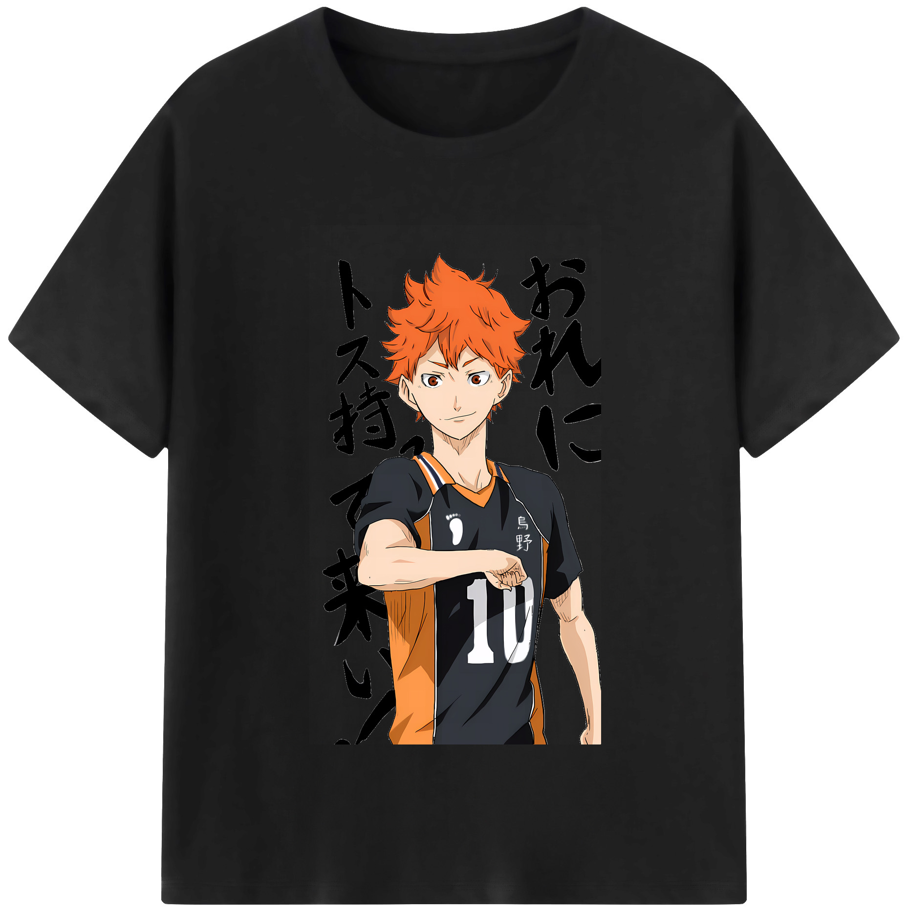 （画像用） ハイキュー!! Haikyu!! 綿100％半袖Tシャツ（フロントプリント）