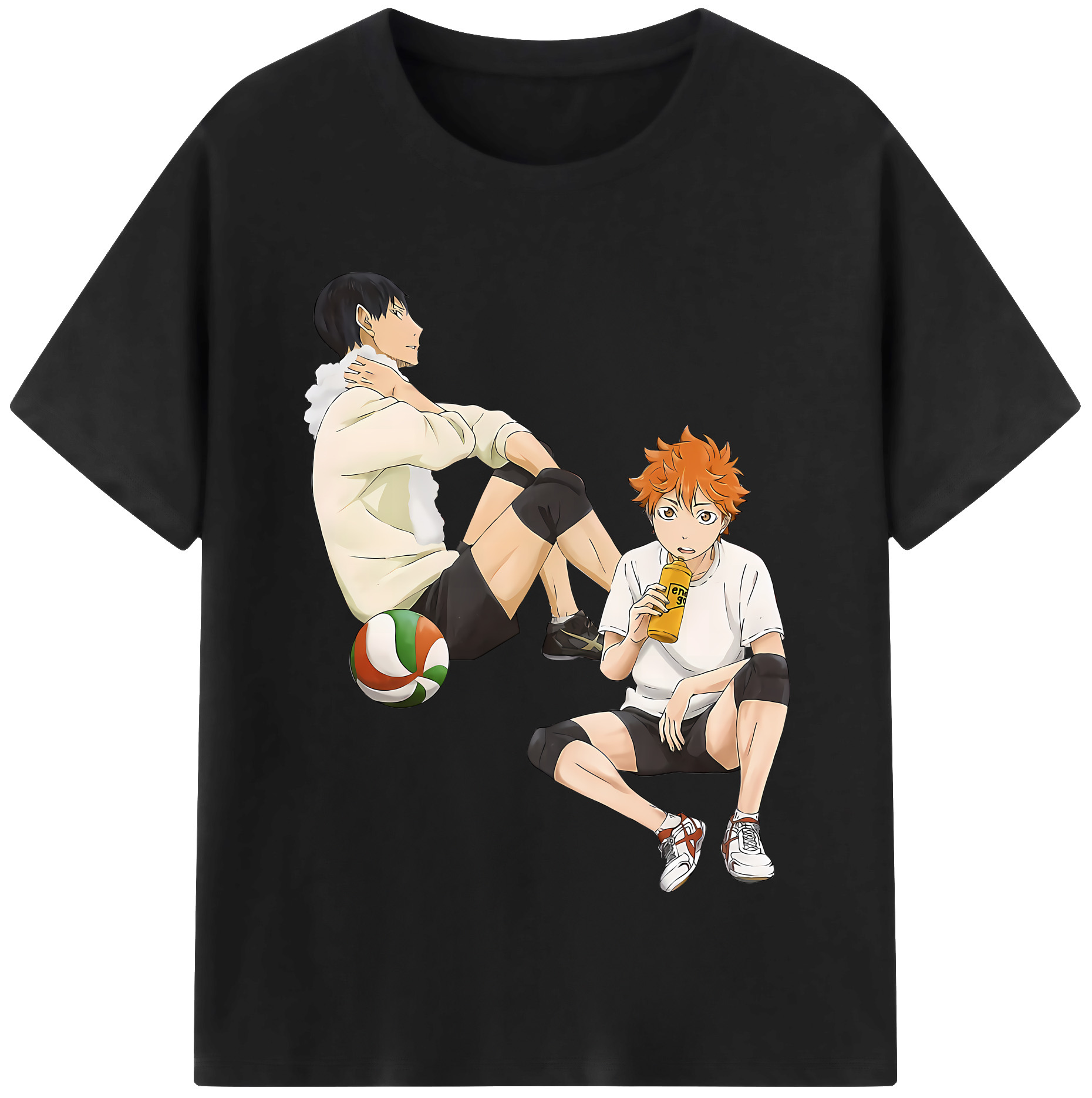 （画像用） ハイキュー!! Haikyu!! 綿100％半袖Tシャツ（フロントプリント）