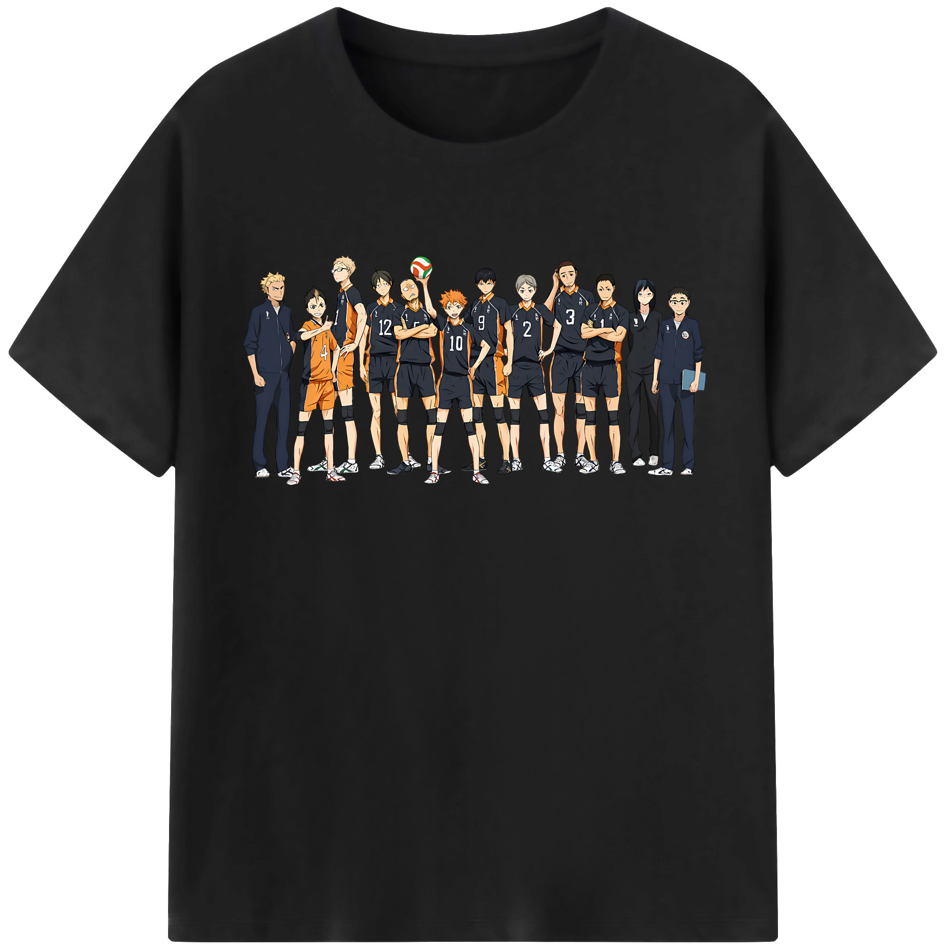 （画像用） ハイキュー!! Haikyu!! 綿100％半袖Tシャツ（フロントプリント）