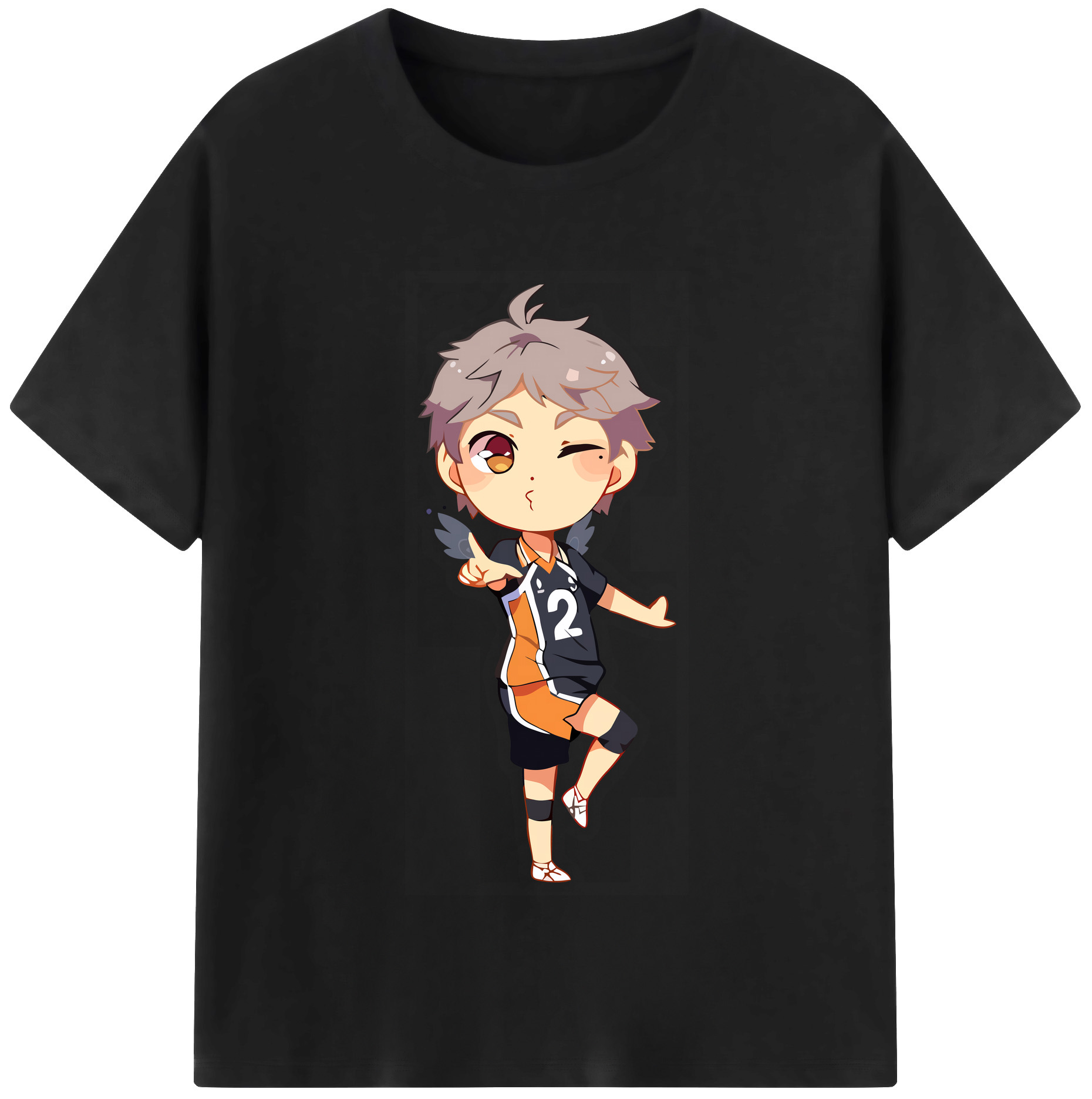（画像用） ハイキュー!! Haikyu!! 綿100％半袖Tシャツ（フロントプリント）