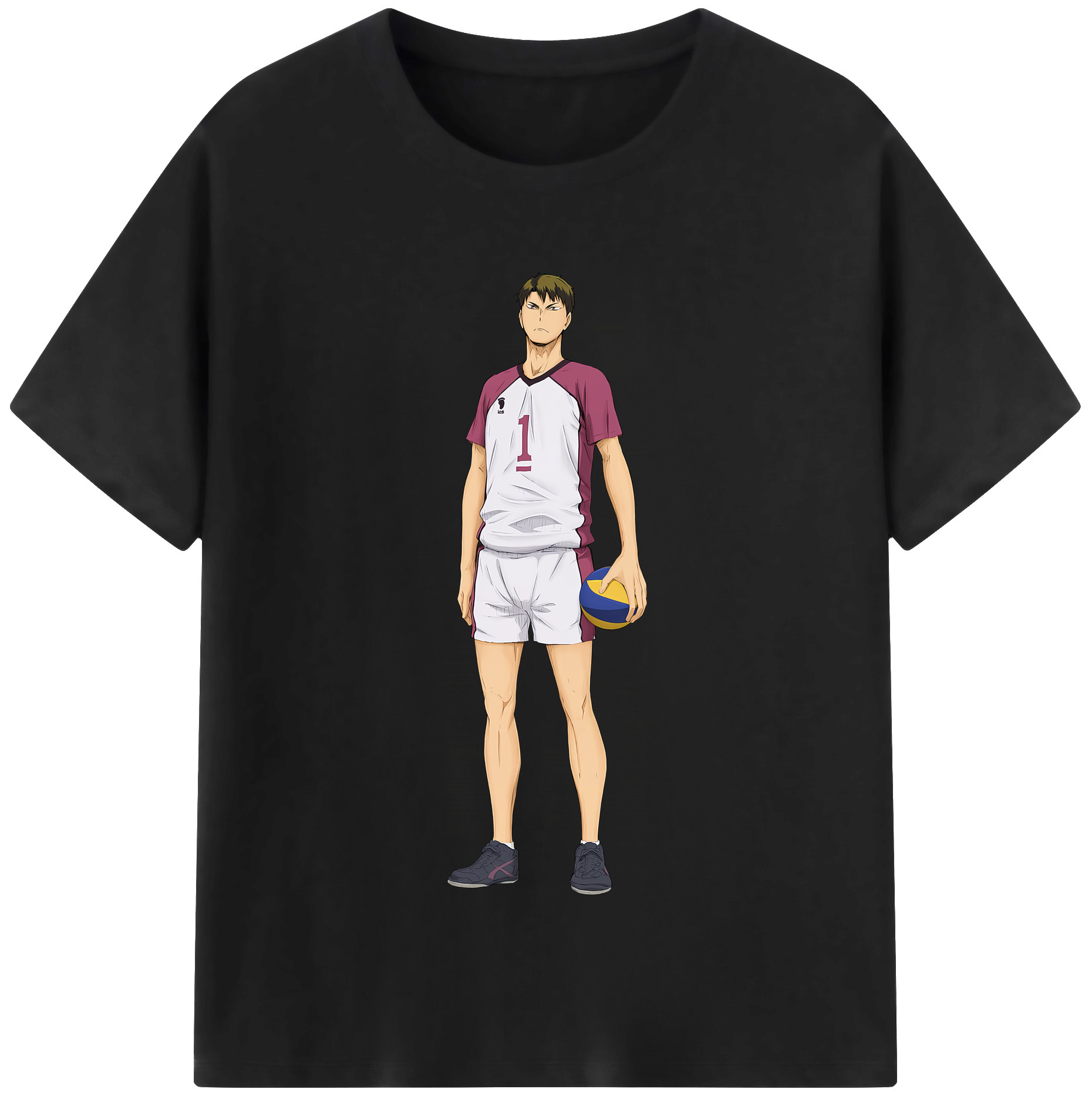 （画像用） ハイキュー!! Haikyu!! 綿100％半袖Tシャツ（フロントプリント）