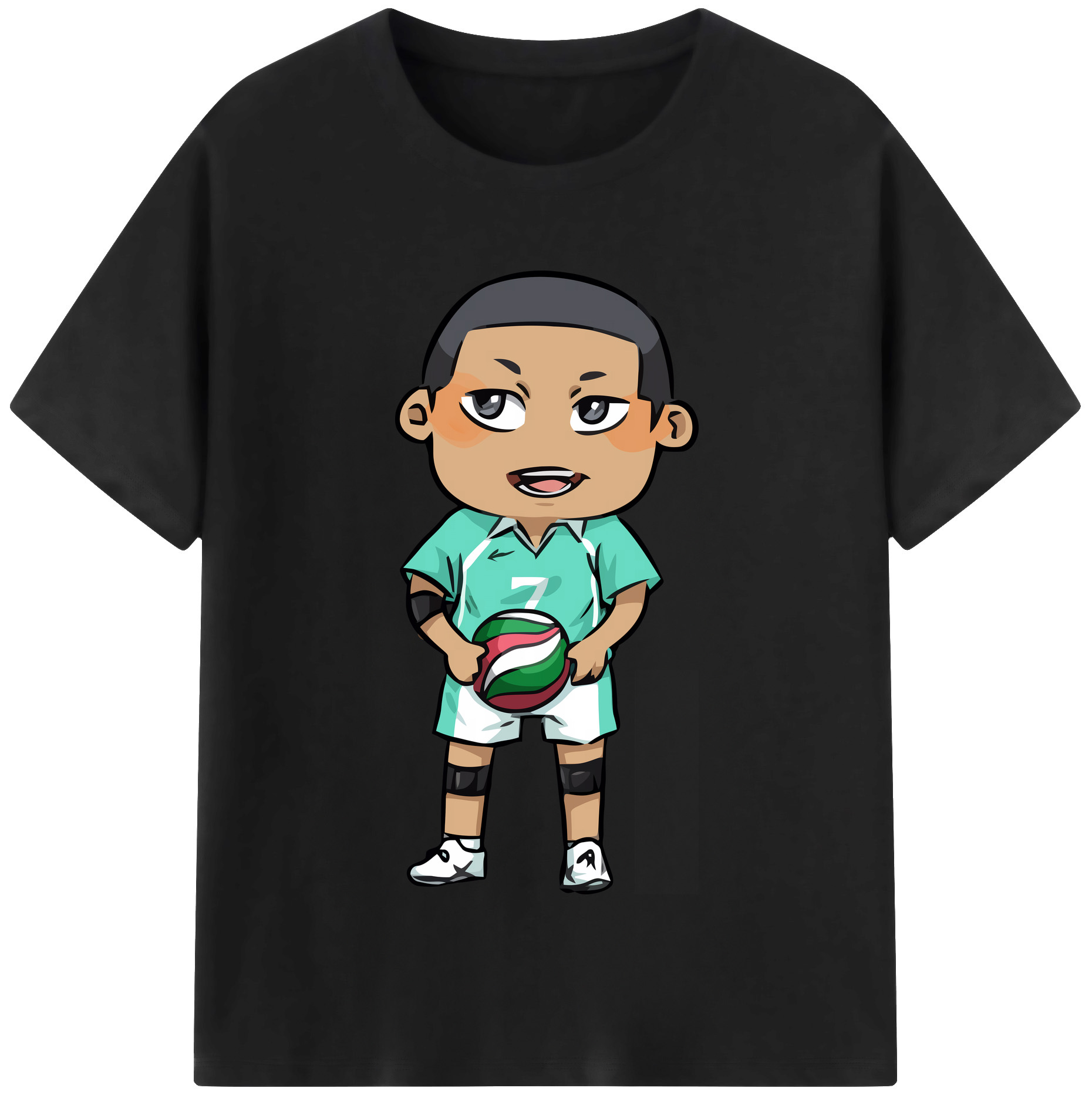 （画像用） ハイキュー!! Haikyu!! 綿100％半袖Tシャツ（フロントプリント）
