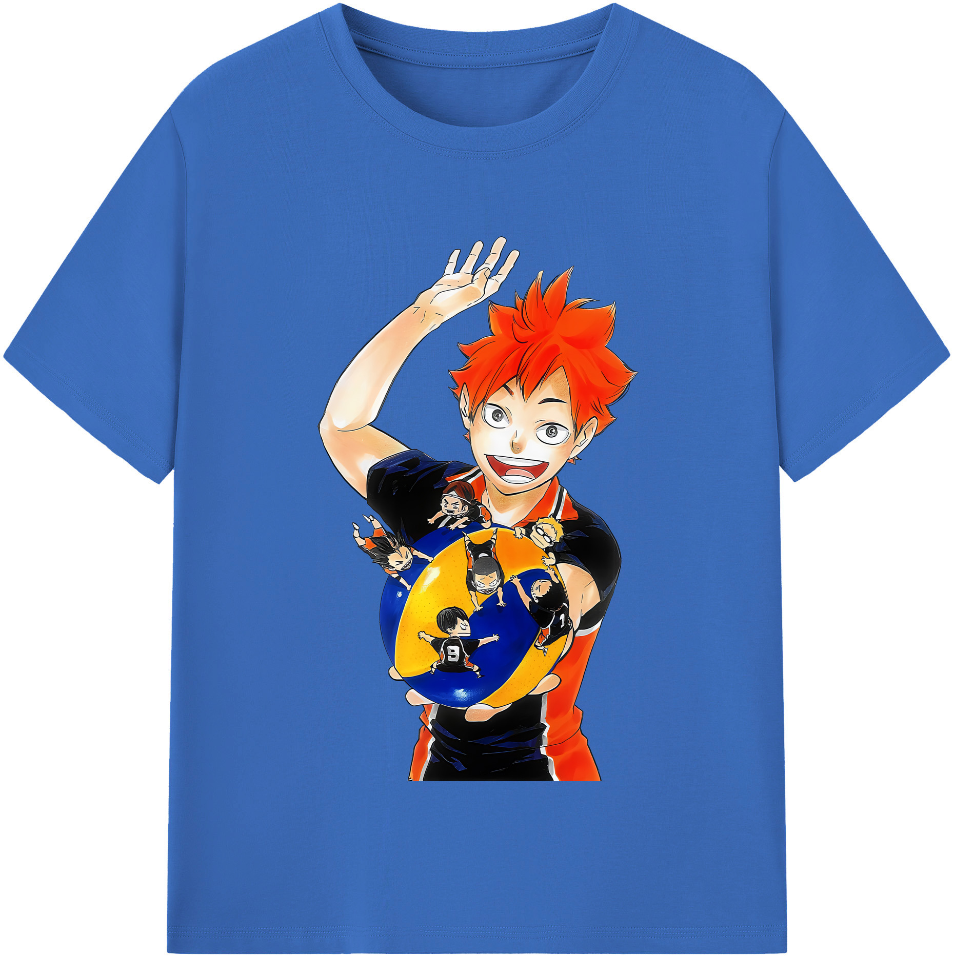 （画像用） ハイキュー!! Haikyu!! 綿100％半袖Tシャツ（フロントプリント）