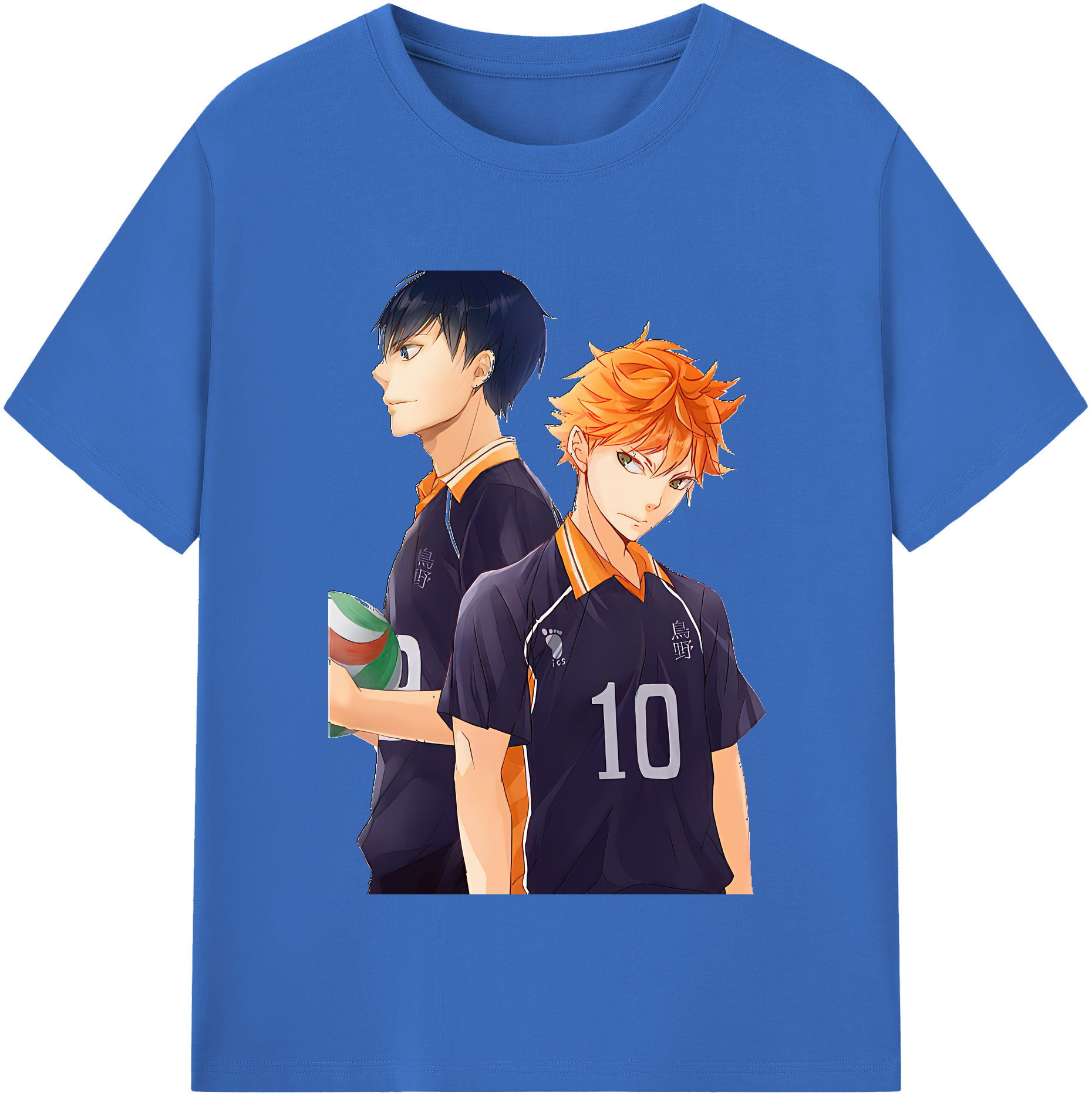 （画像用） ハイキュー!! Haikyu!! 綿100％半袖Tシャツ（フロントプリント）