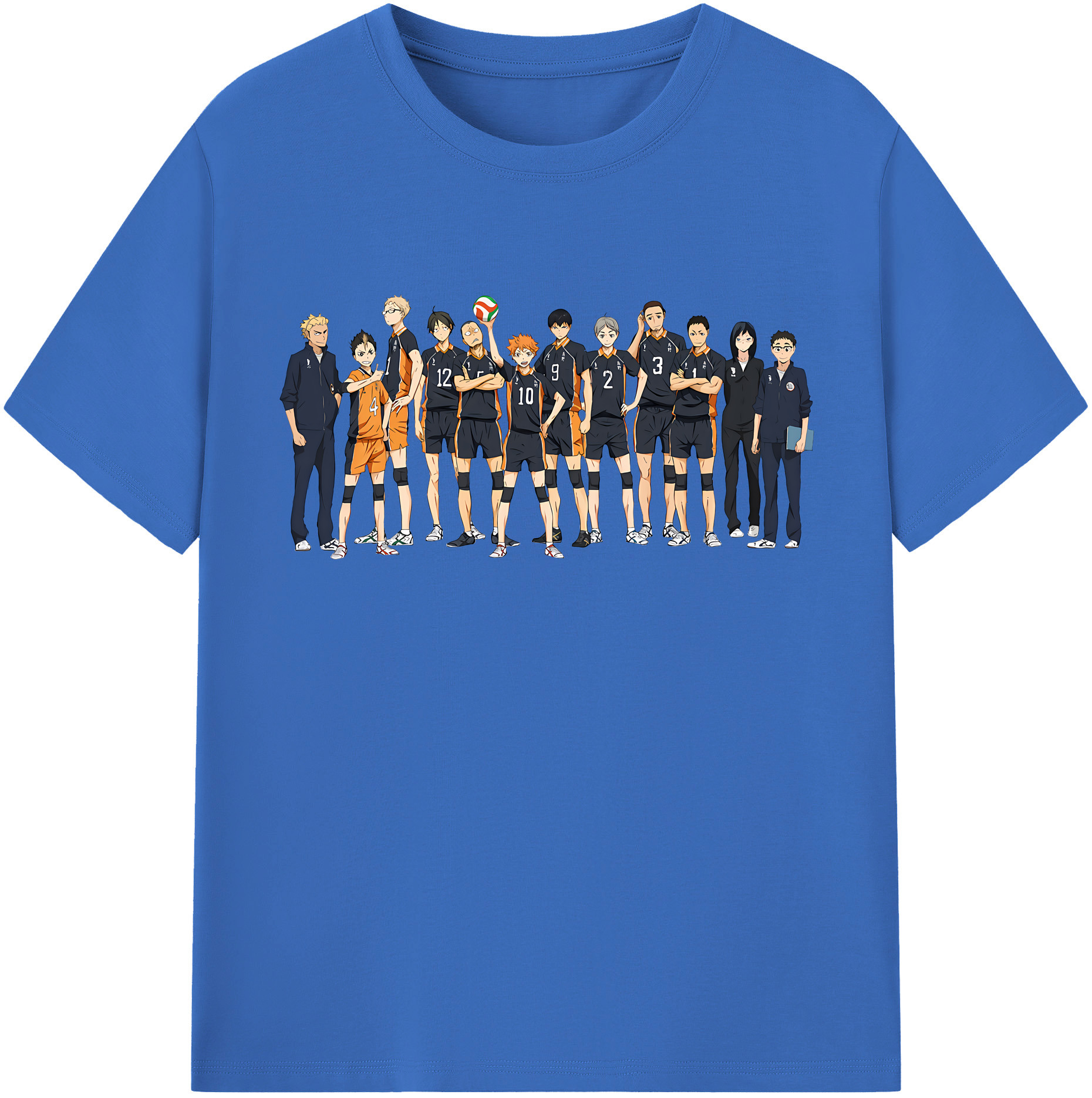 （画像用） ハイキュー!! Haikyu!! 綿100％半袖Tシャツ（フロントプリント）
