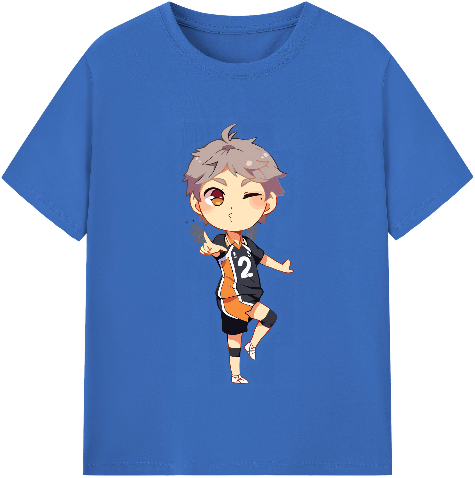 （画像用） ハイキュー!! Haikyu!! 綿100％半袖Tシャツ（フロントプリント）