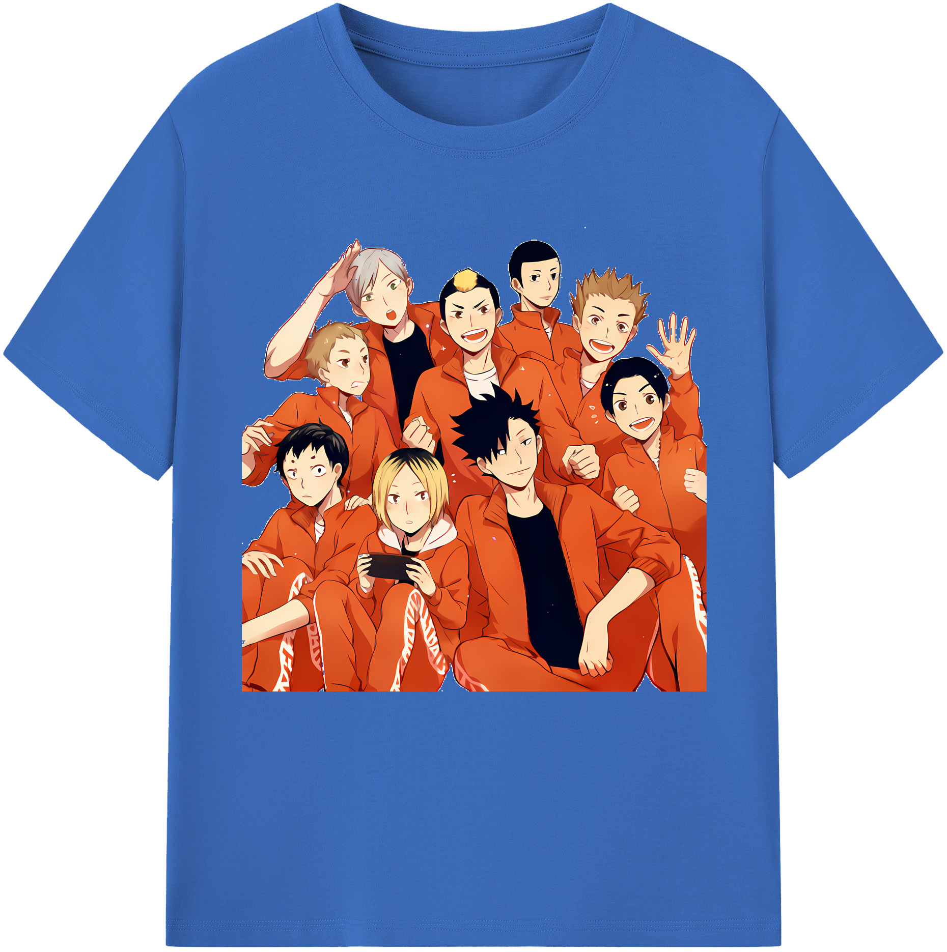 （画像用） ハイキュー!! Haikyu!! 綿100％半袖Tシャツ（フロントプリント）