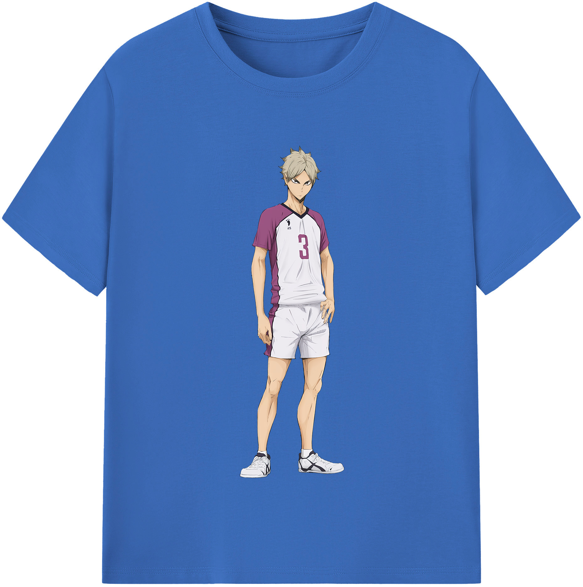 （画像用） ハイキュー!! Haikyu!! 綿100％半袖Tシャツ（フロントプリント）