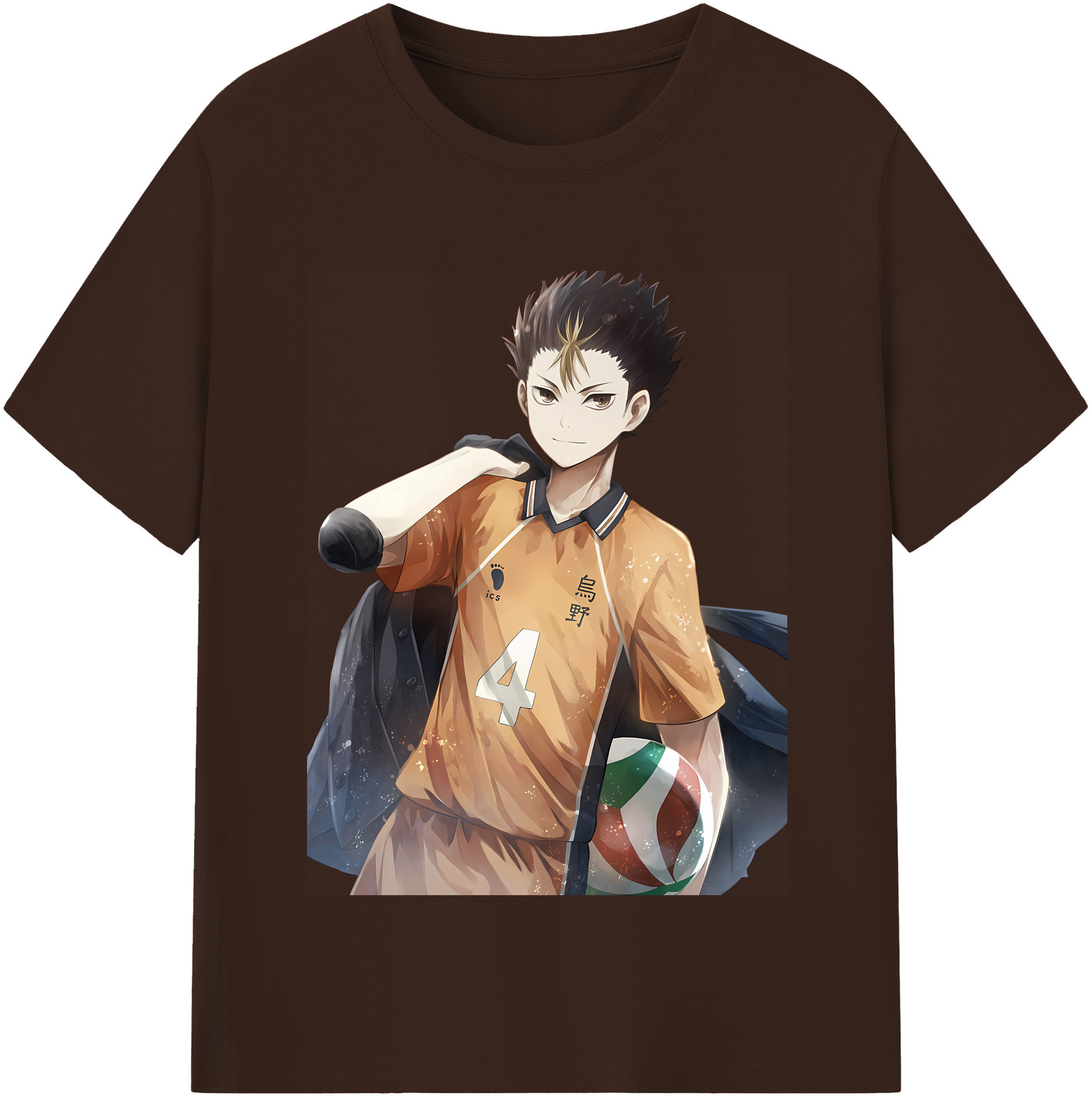 （画像用） ハイキュー!! Haikyu!! 綿100％半袖Tシャツ（フロントプリント）